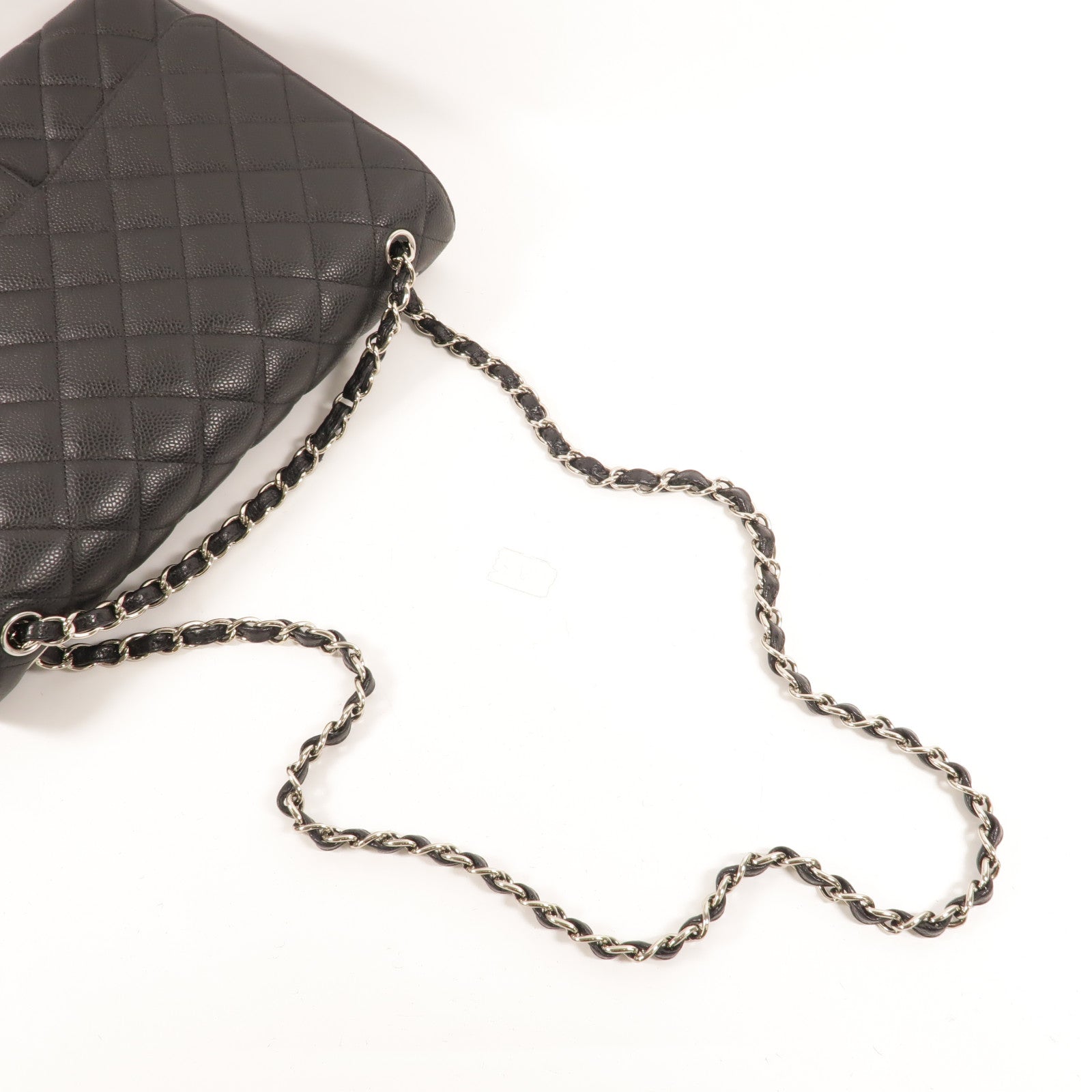 CHANEL 牛皮皮革Maxi Classic鏈帶肩背袋