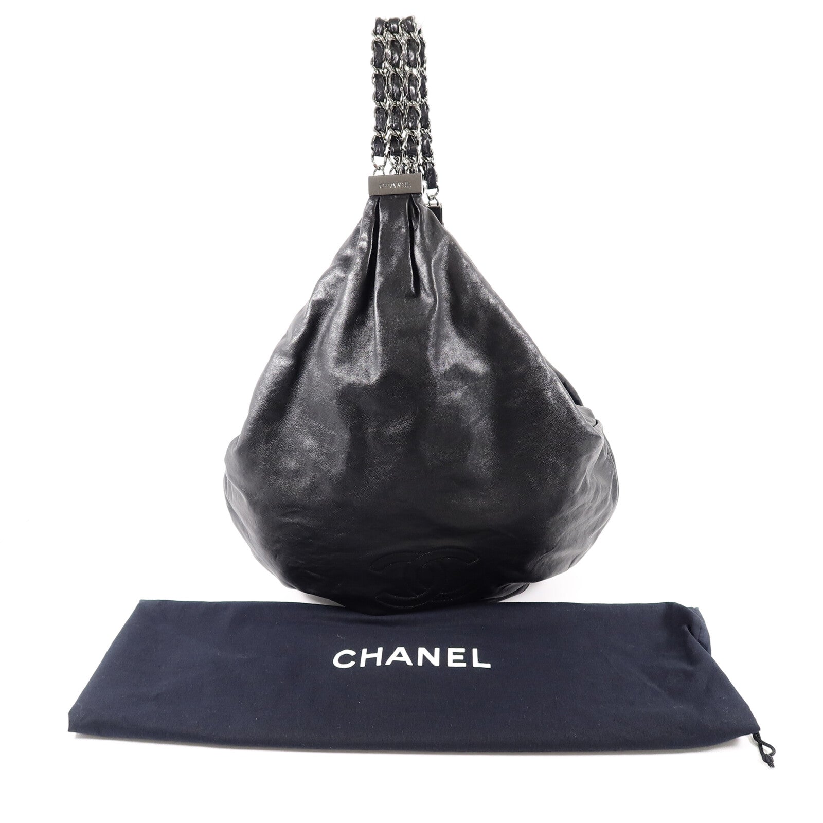 CHANEL 牛皮皮革Chain Shoulder Bag鏈帶肩背袋