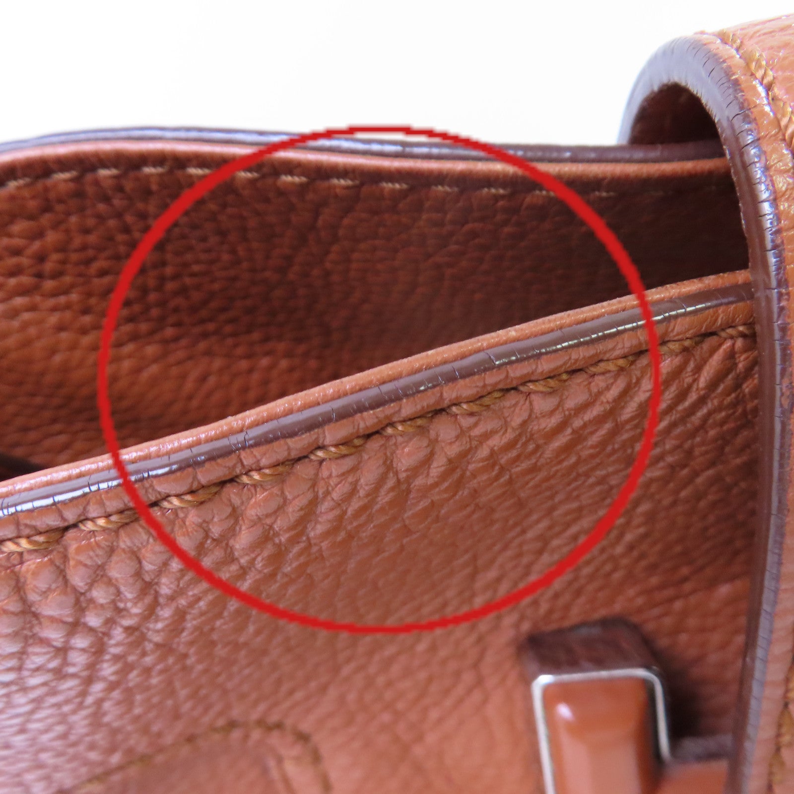 TOD'S 牛皮皮革2Way Shoulder Bag銀扣手挽肩背兩用袋啡色