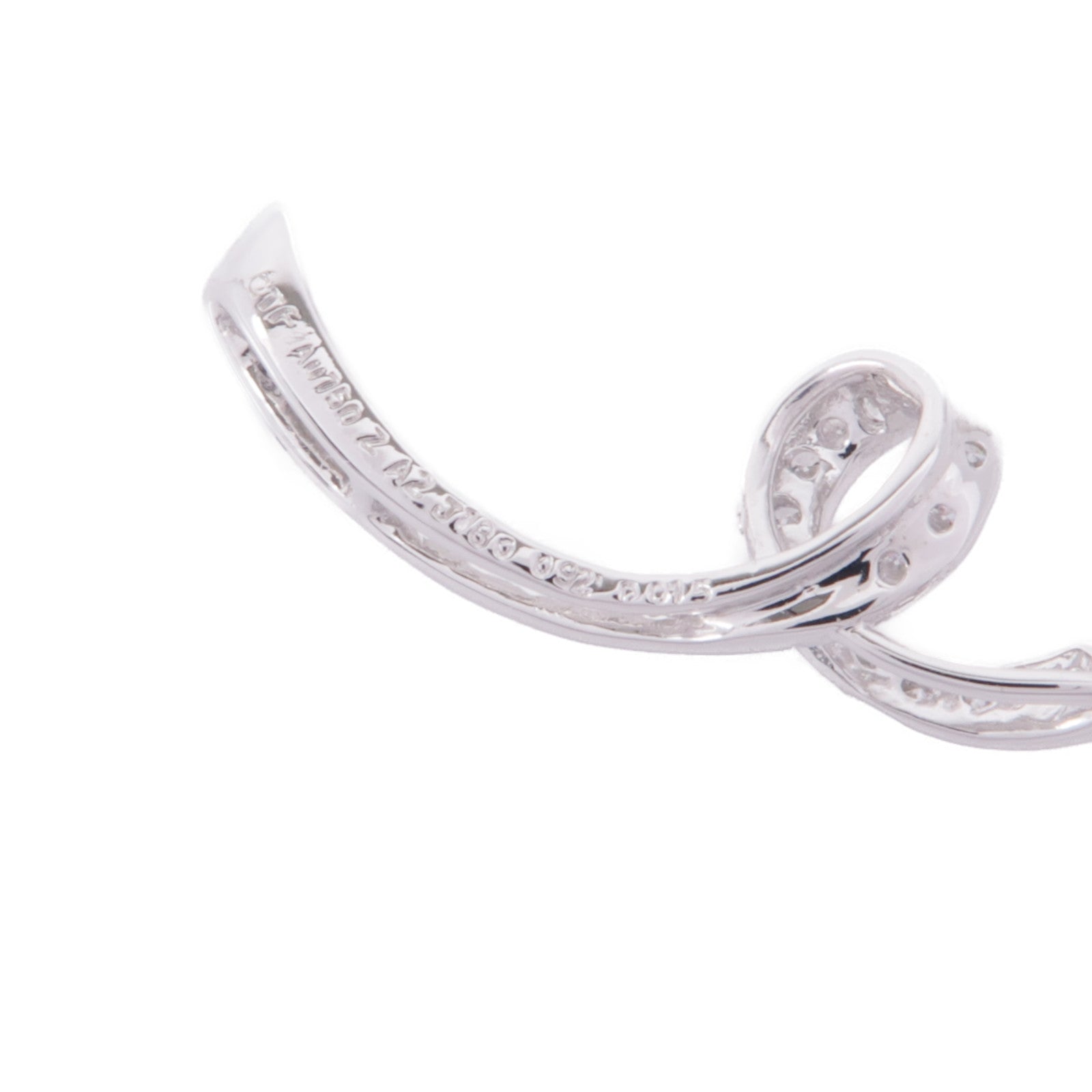 JEWELRY 【激減優惠】18K白金Diamond Pendant Top鑽石吊墜