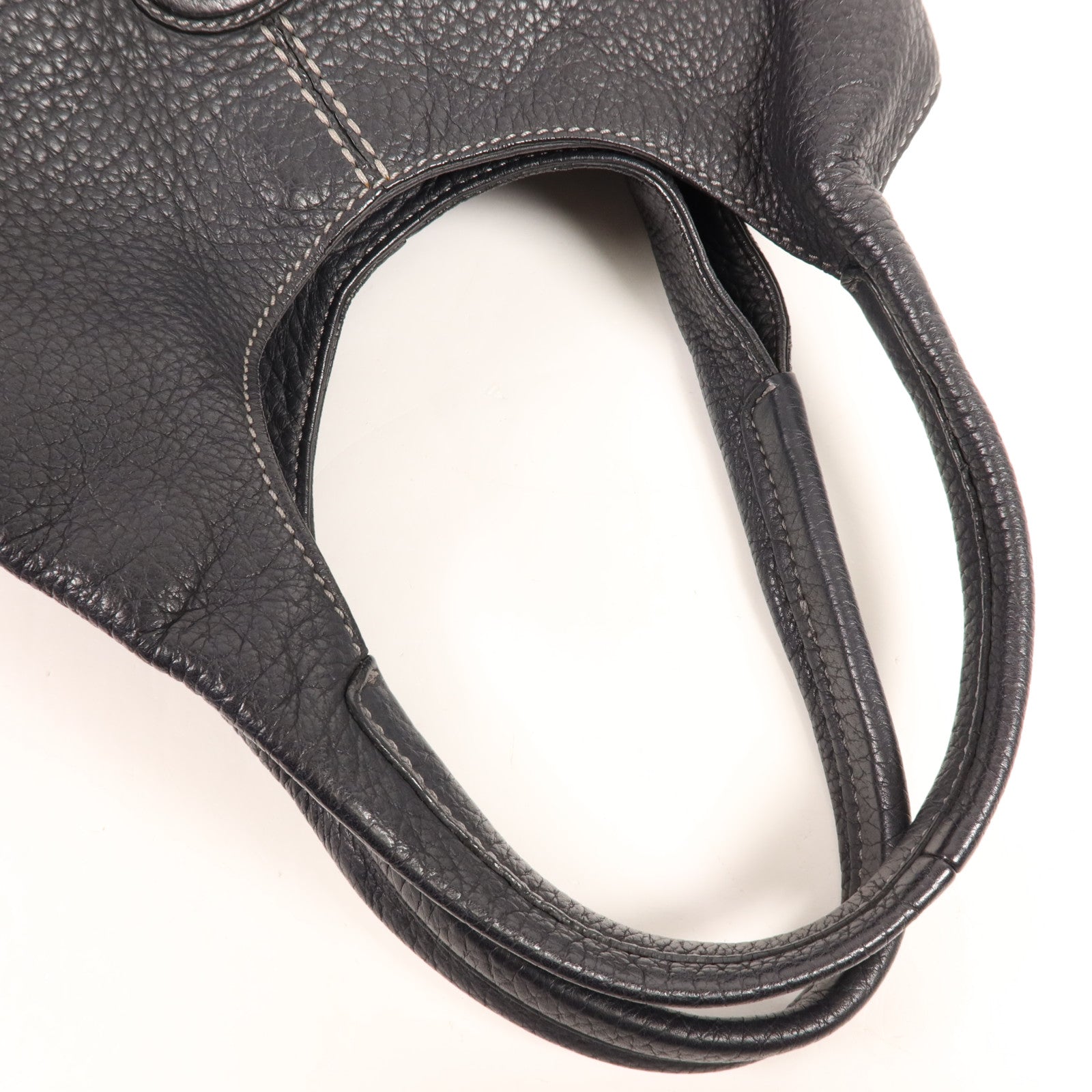 TOD'S 皮革Side Zip Shoulder Bag金扣肩背袋