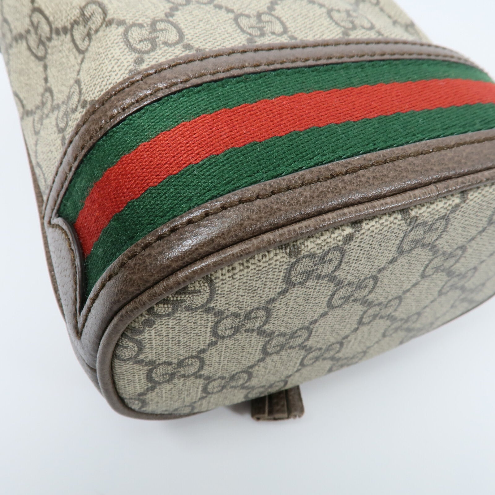 GUCCI 塗層帆布Ophidia Mini Bucket肩背袋