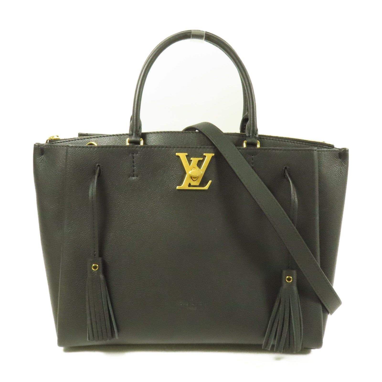 LOUIS VUITTON 牛皮皮革Lockmeto金扣手挽肩背兩用袋