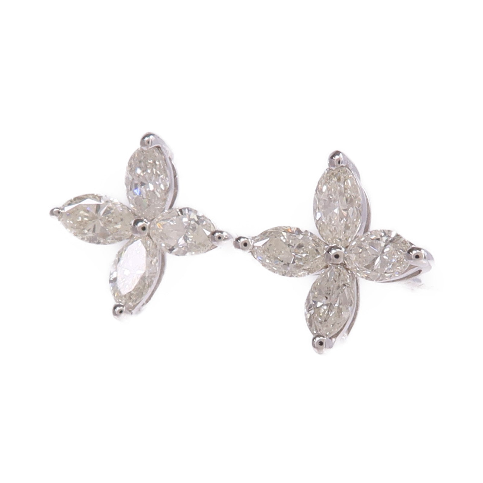 JEWELRY 18K白金Diamond Earrings鑽石耳環