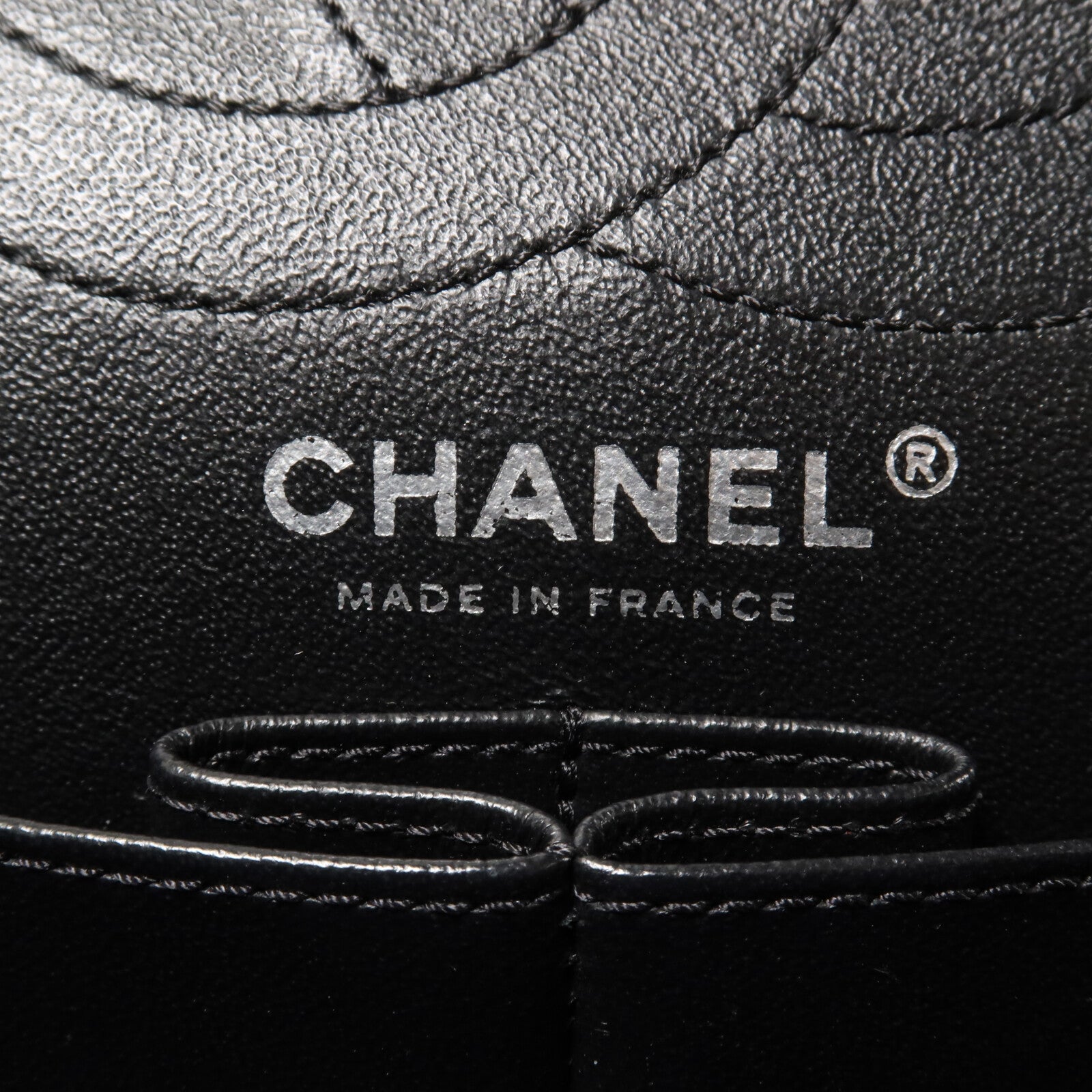 CHANEL 牛皮皮革2.55 Medium鏈帶肩背袋