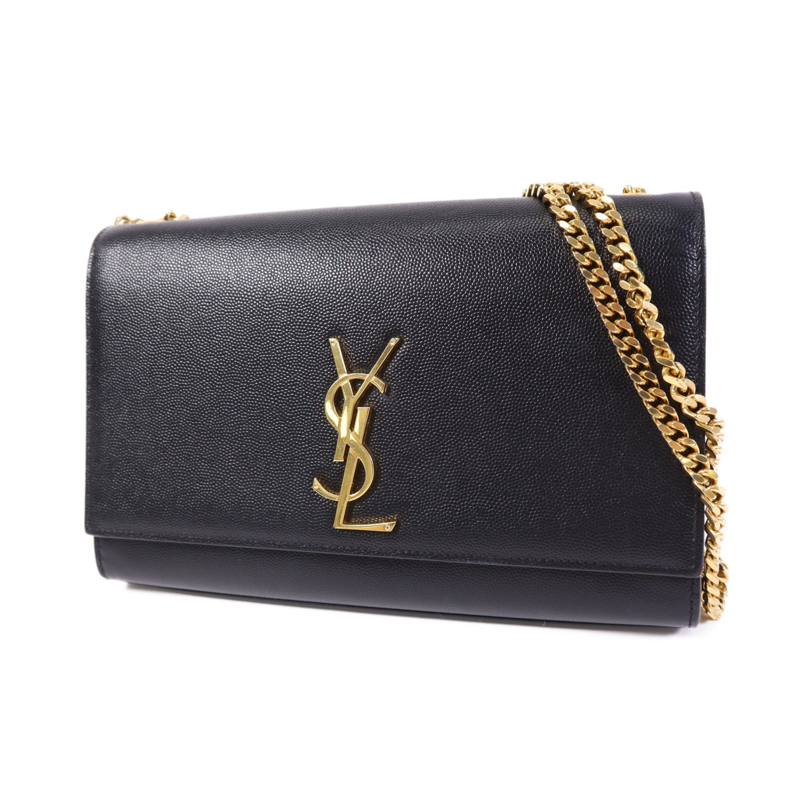 SAINT LAURENT 牛皮皮革Kate Medium金扣鏈帶肩背袋
