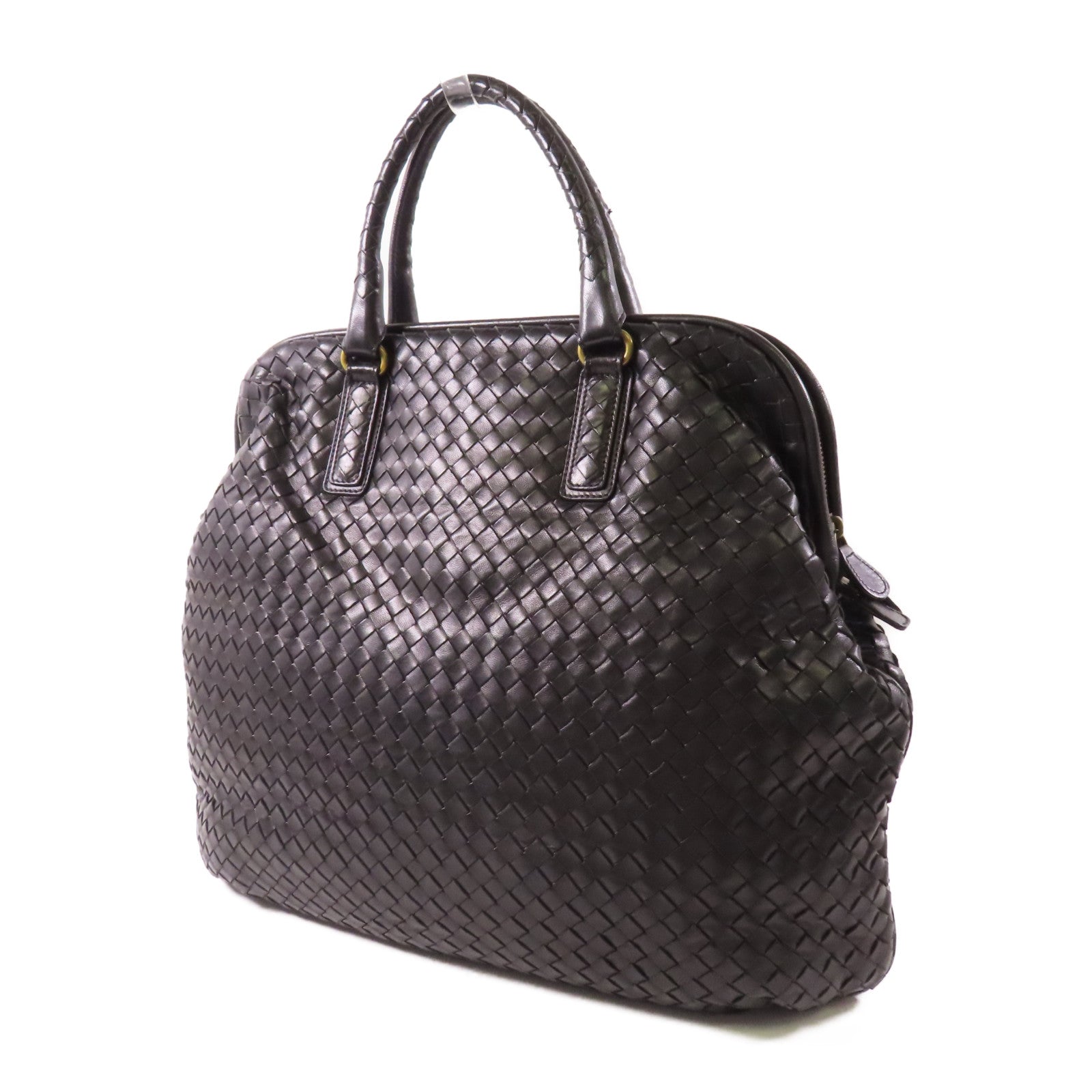 BOTTEGA VENETA 牛皮皮革Hand Bag金扣手挽袋
