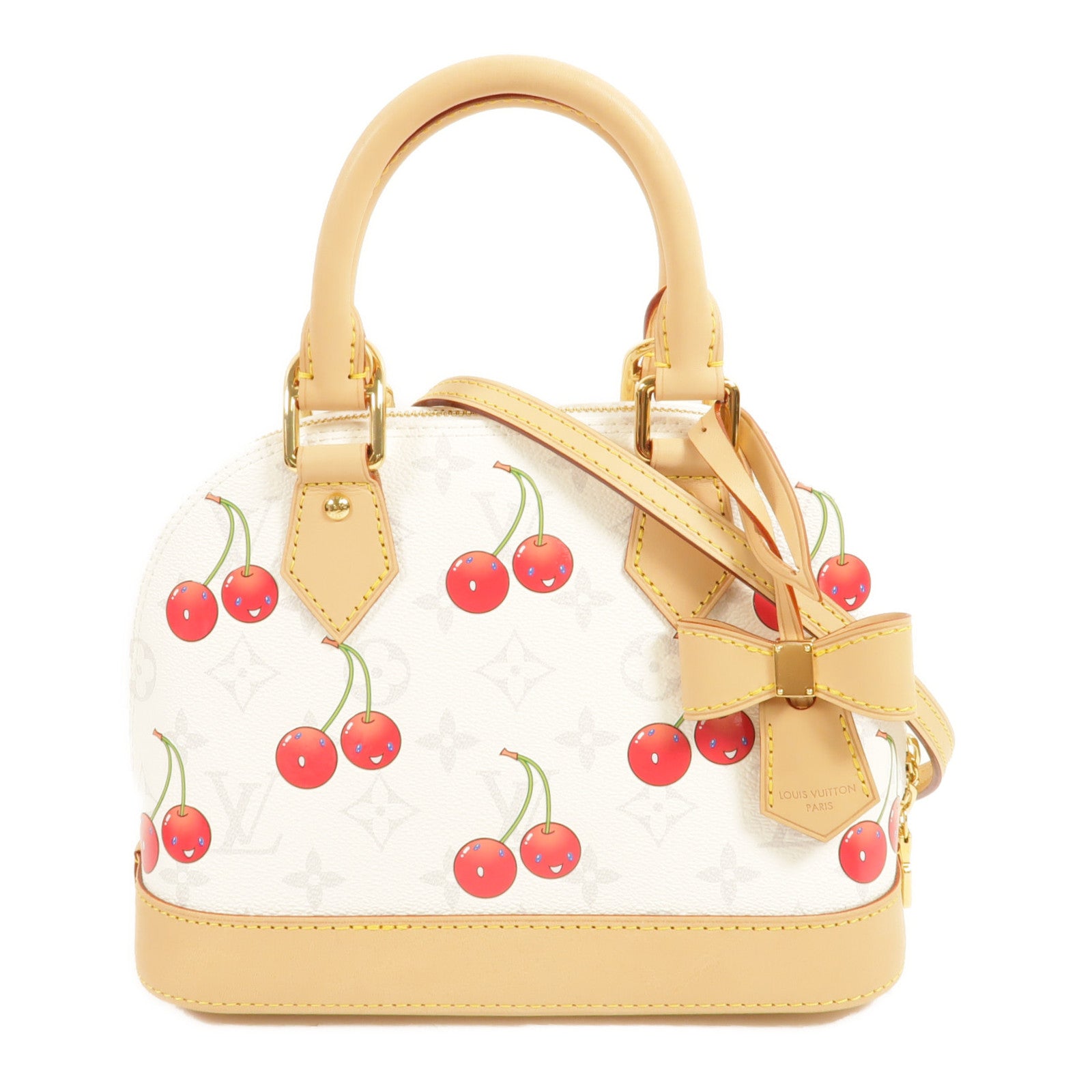 LOUIS VUITTON Monogram Cherry TM Cherry Alma BB手挽肩背兩用袋