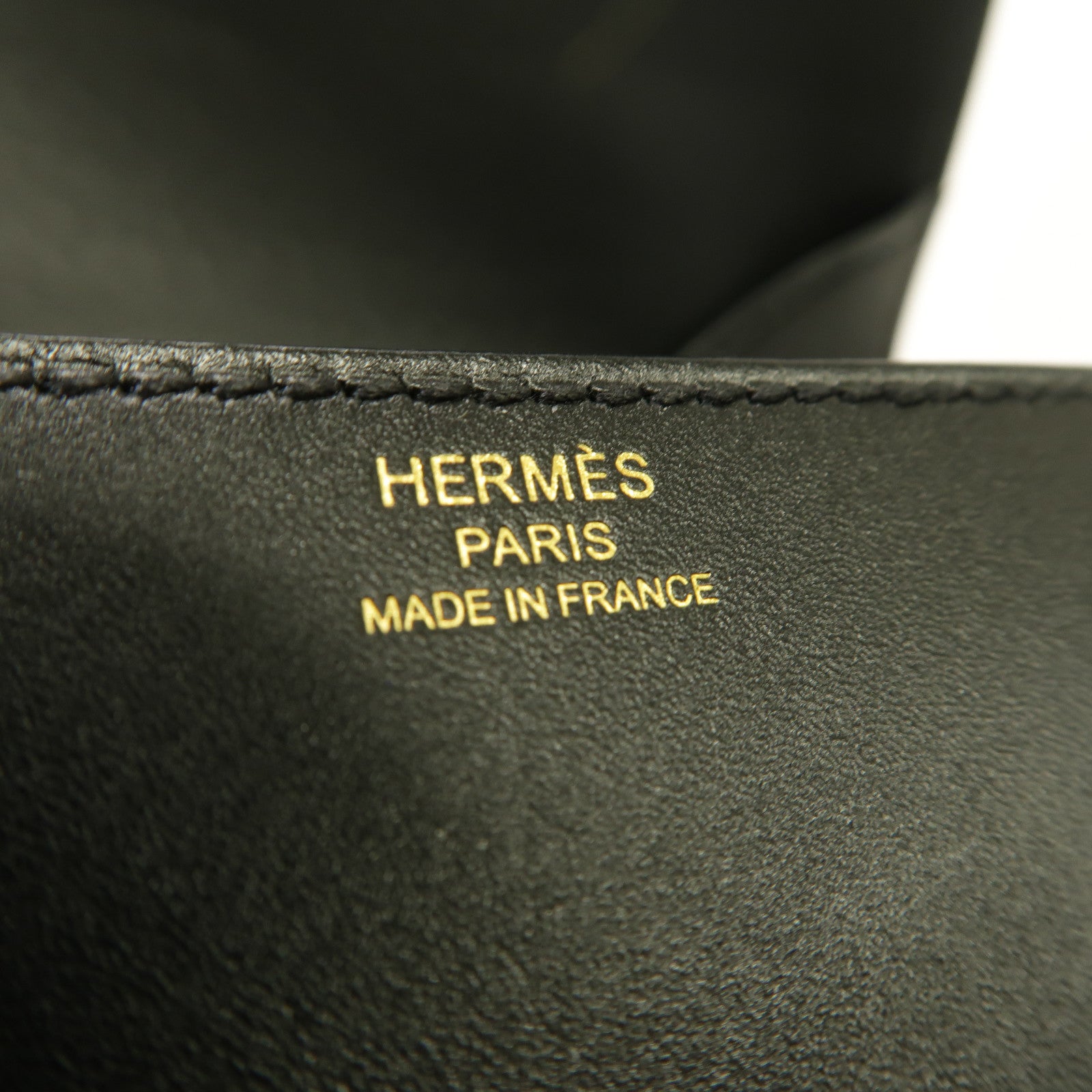 HERMES 【激減優惠】Tadelakt皮革Della Cavalleria Bag金扣肩背袋黑色
