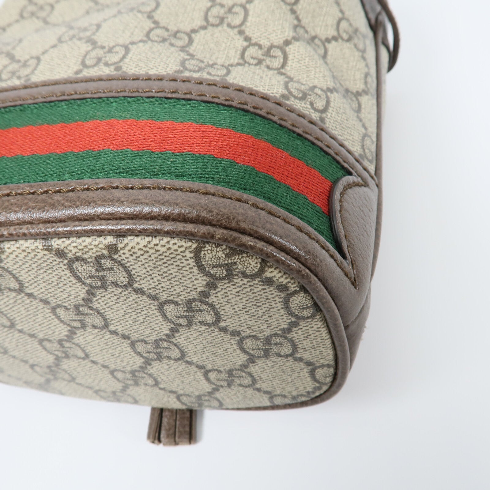 GUCCI 塗層帆布Ophidia Mini Bucket肩背袋