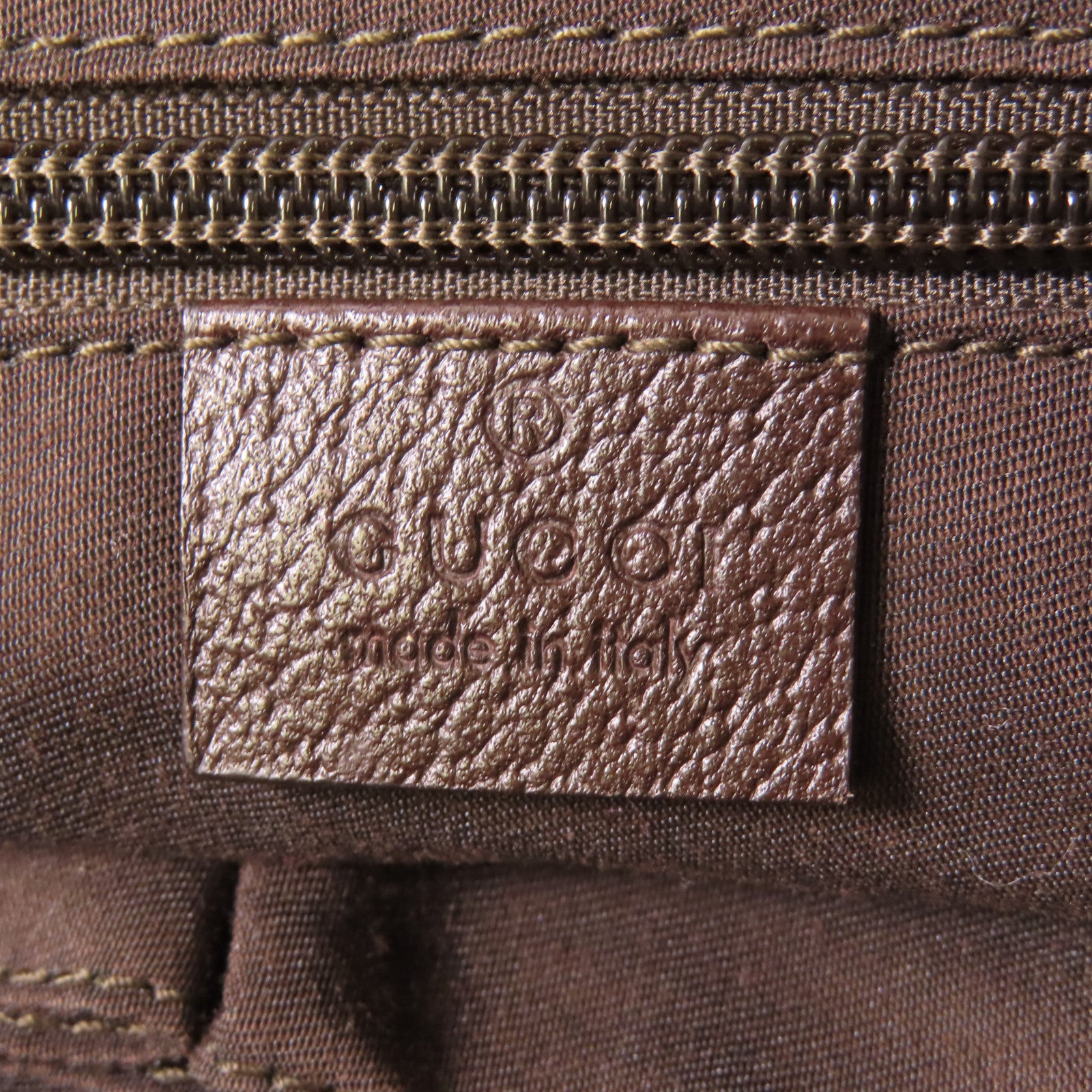 GUCCI 帆布2 Way Shoulder銀扣手挽肩背兩用袋