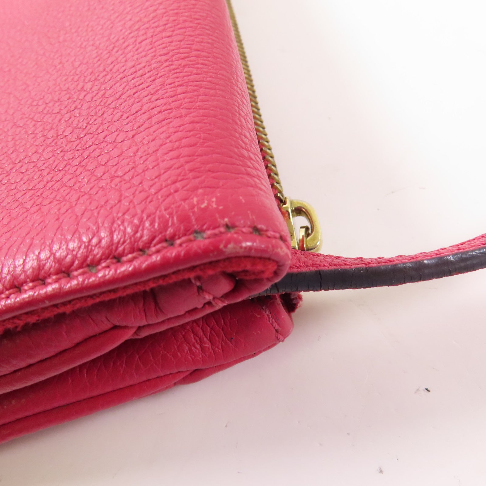 LOUIS VUITTON LV GHW Twice Shoulder Bag Monogram Empreinte M50259 Red