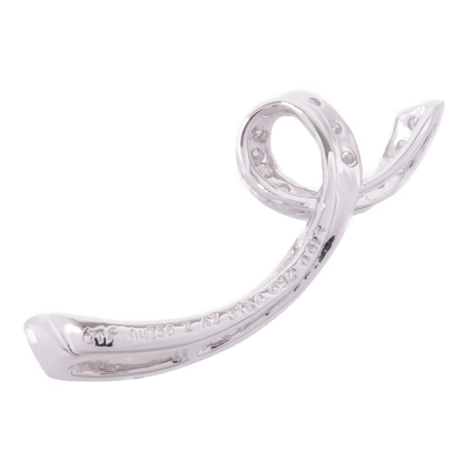 JEWELRY 【激減優惠】18K白金Diamond Pendant Top鑽石吊墜