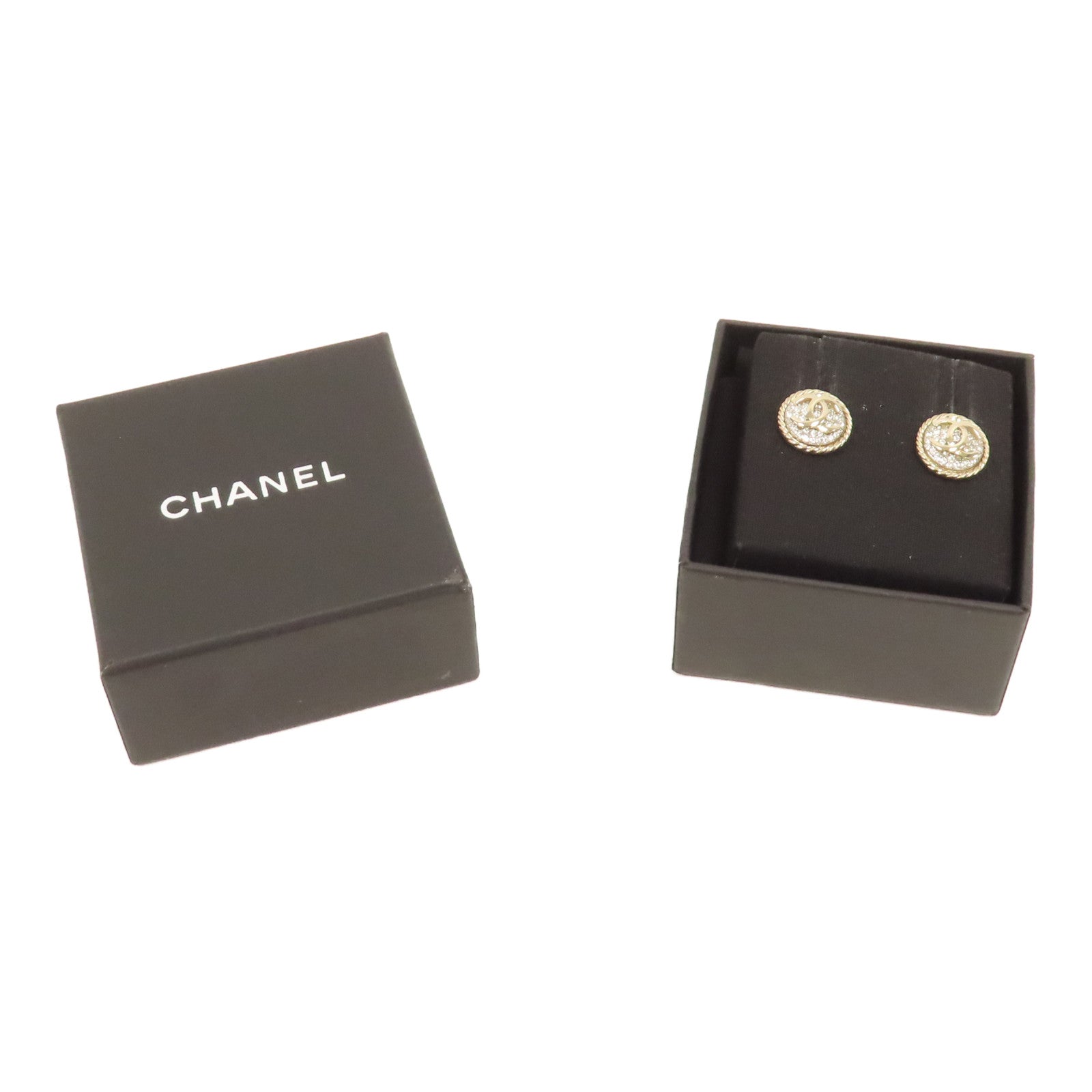 CHANEL 金屬Earrings耳環金色
