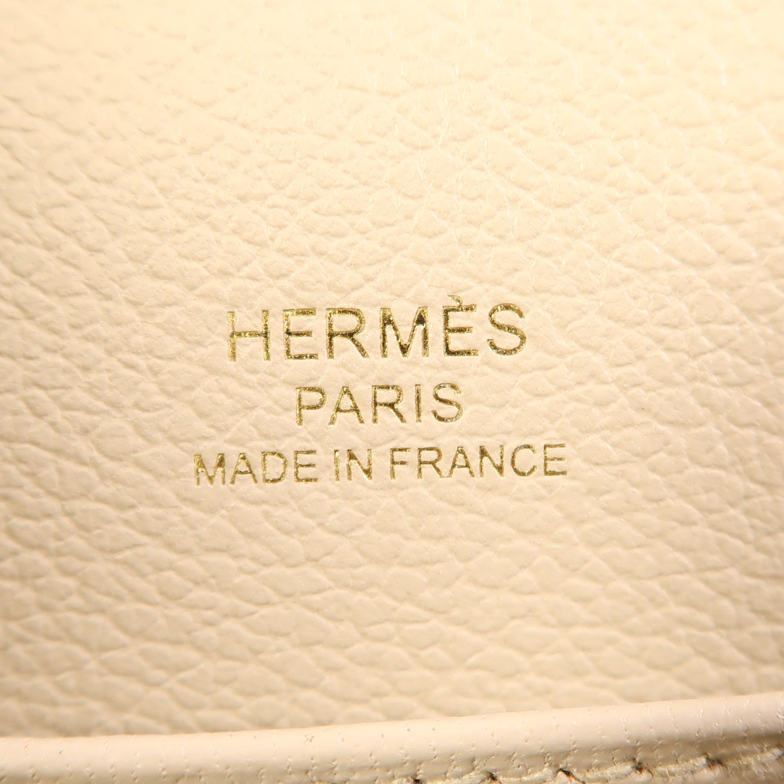 HERMES Evercolor皮革Mini Roulis金扣肩背袋Beton