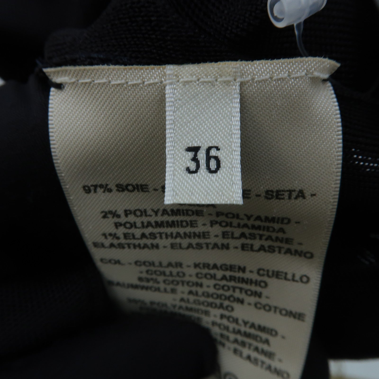 HERMES Silk/Cotton Look 15 Knit Top針織