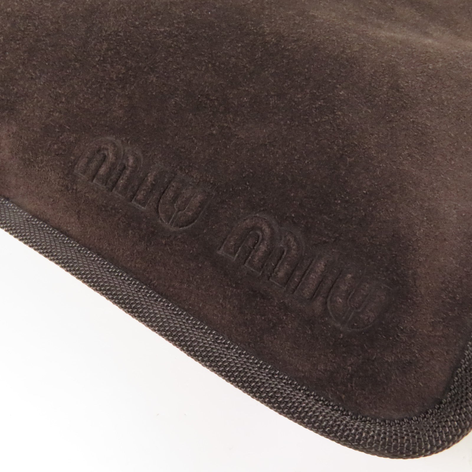 Miu Miu 麂皮皮革Shoulder Bag肩背袋