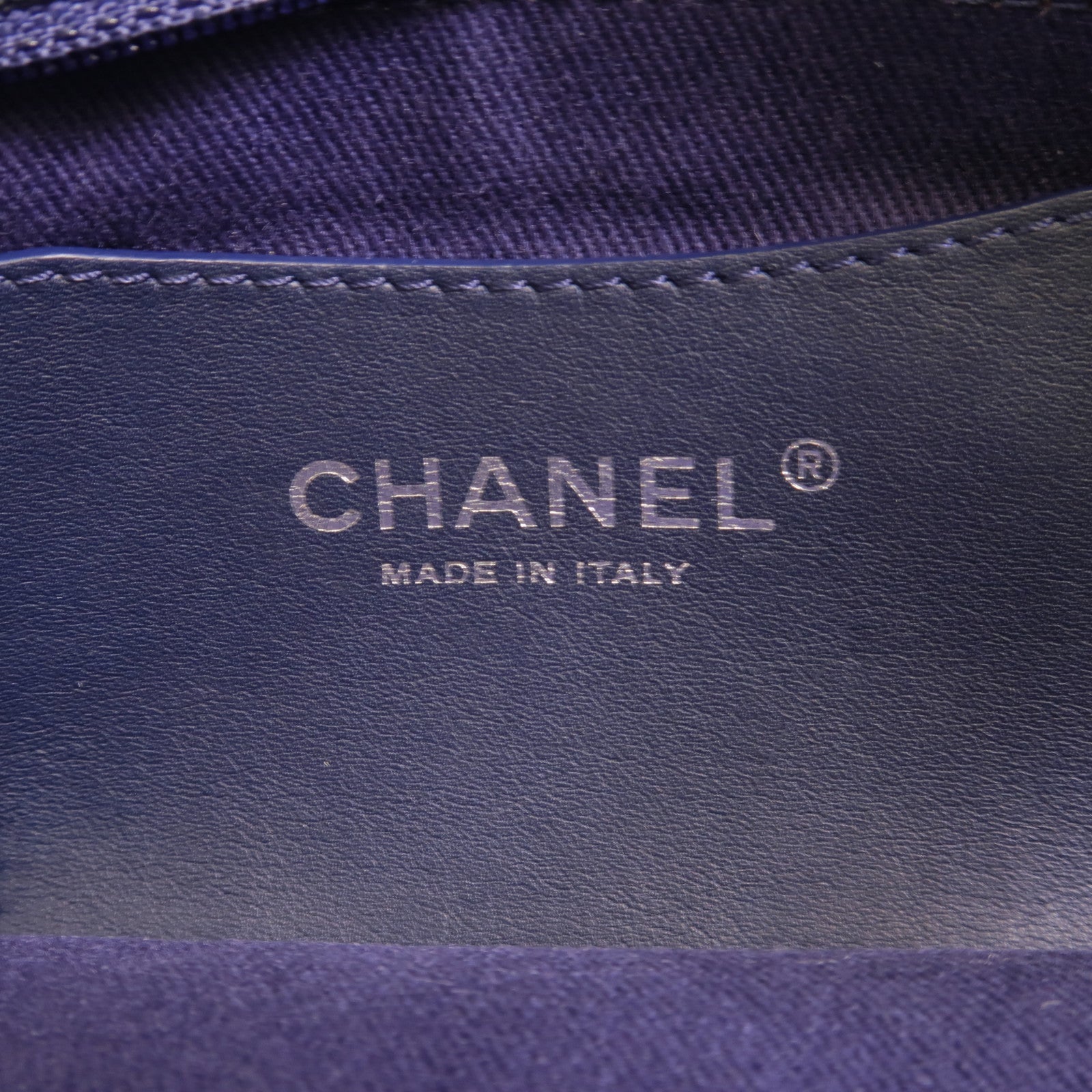 CHANEL Denim Mademoiselle Camellia肩背袋