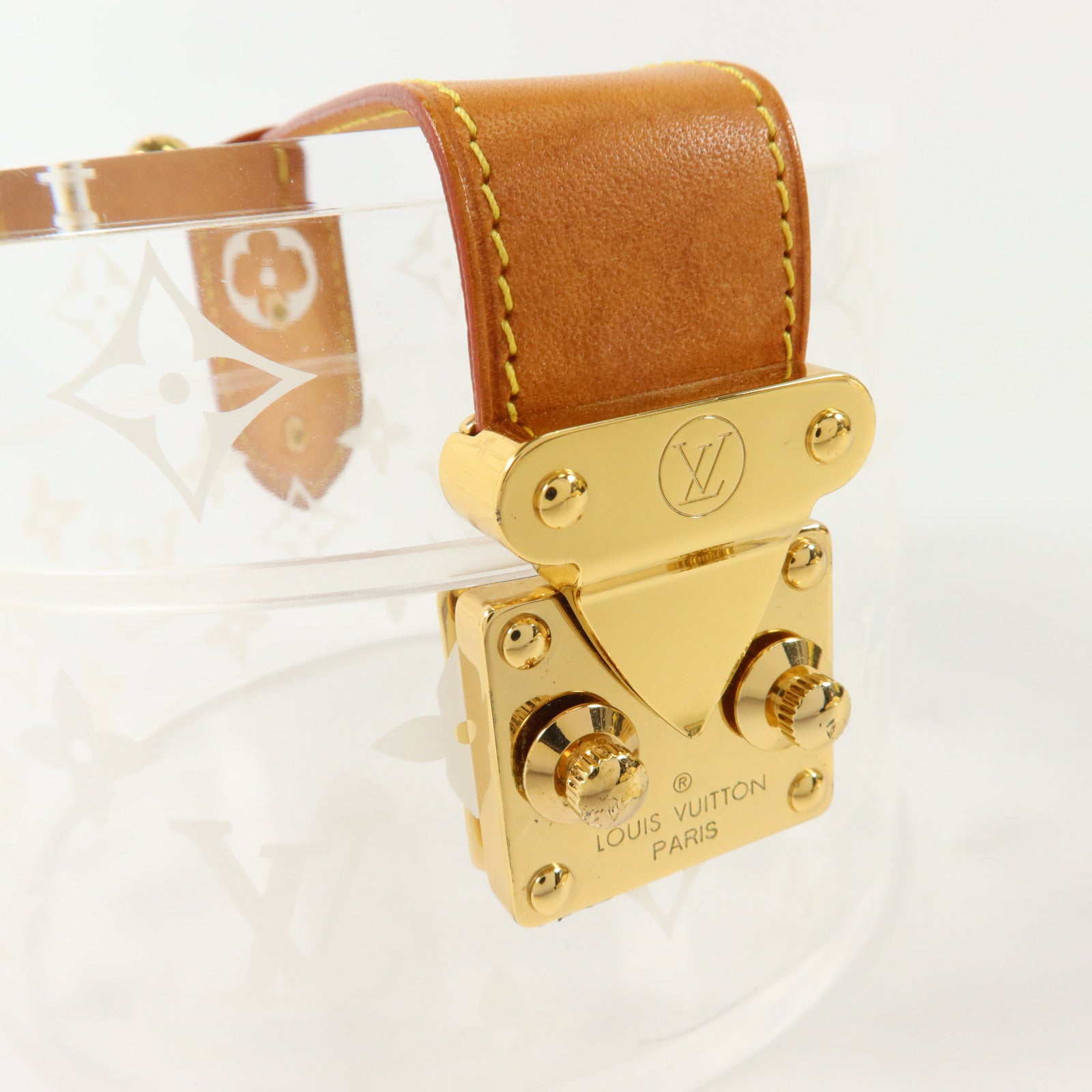 LOUIS VUITTON PVC Scott Case金扣收纳盒