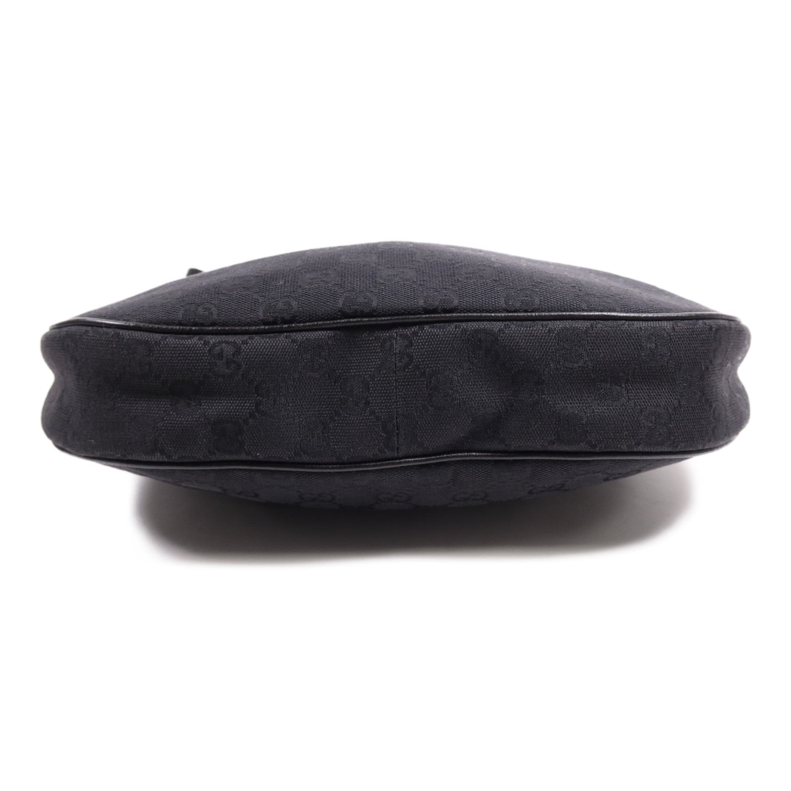 GUCCI 帆布Shoulder Bag銀扣肩背袋