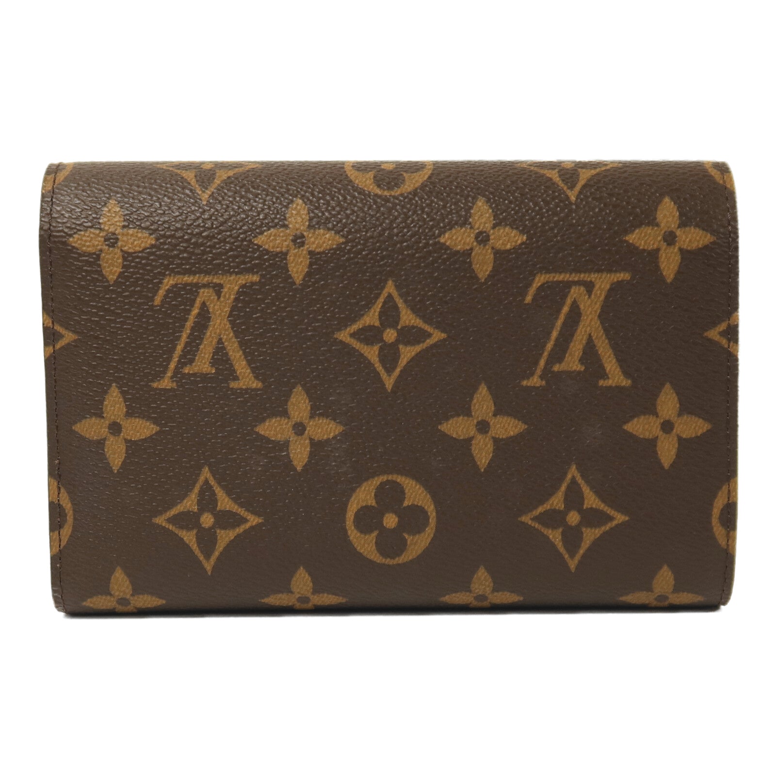 LOUIS VUITTON Monogram Portefeuille Alexandra Wallet金扣錢包