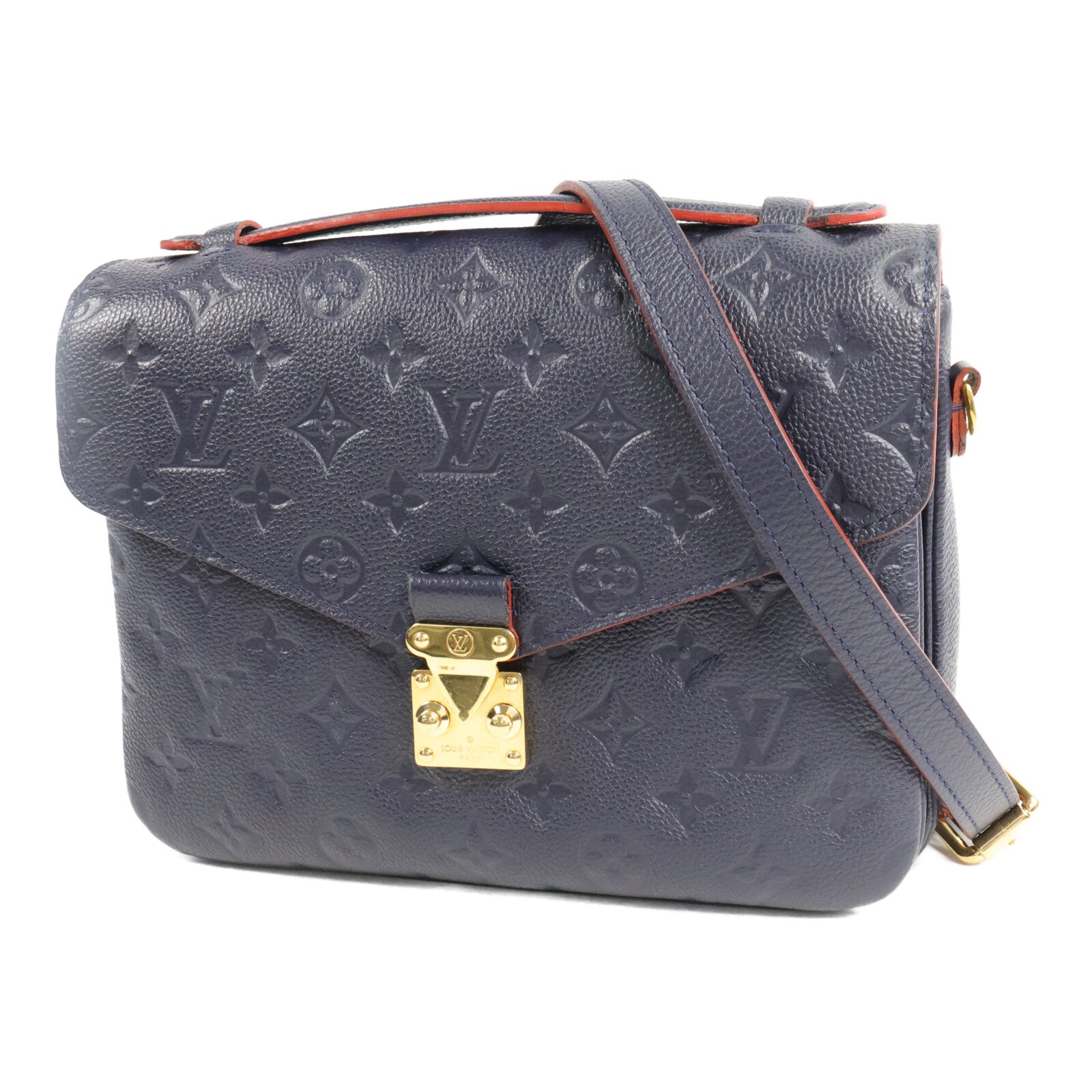 LOUIS VUITTON Monogram Empreinte Pochette Metis手挽肩背兩用袋