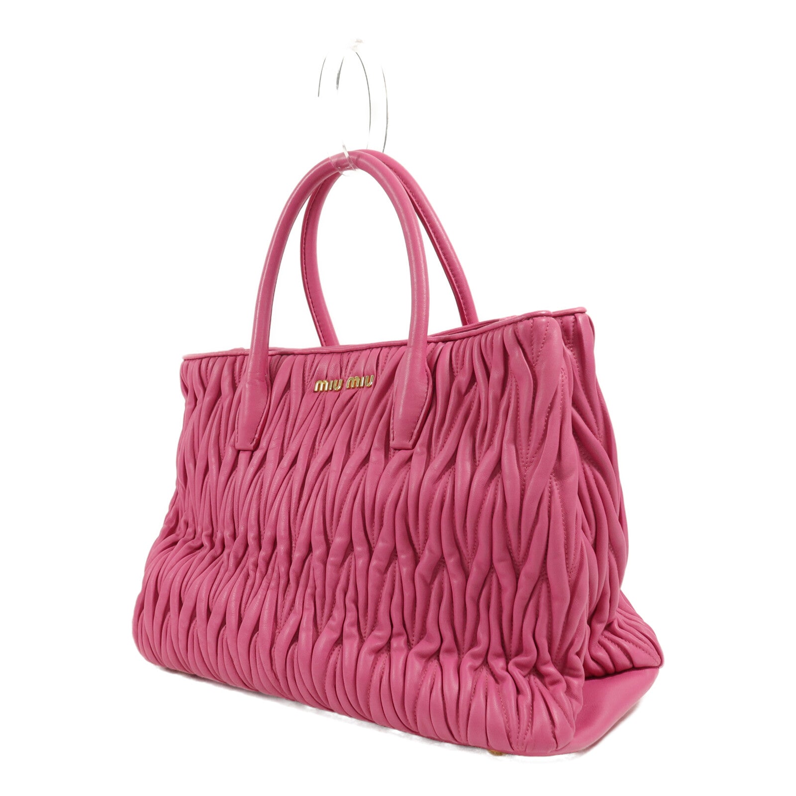 Miu Miu 羊皮皮革2 Way Shoulder手挽肩背兩用袋
