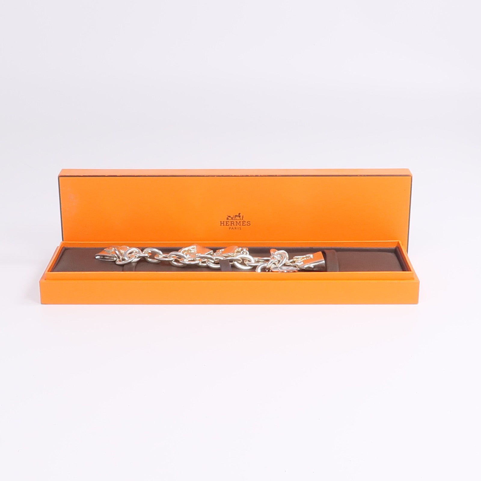HERMES 925純銀Amulettes 4 Bags Bracelet手鏈