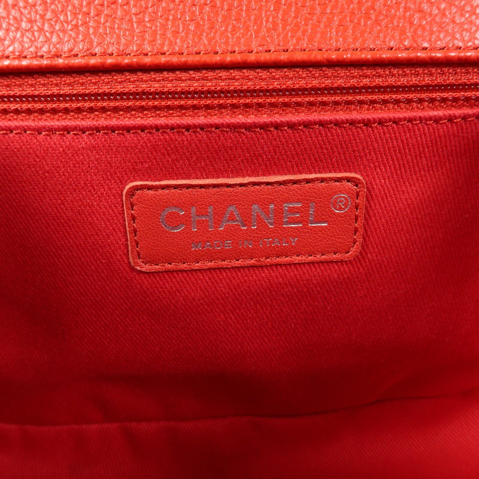 CHANEL 牛皮皮革Accordion Saddle Messenger鏈帶肩背袋