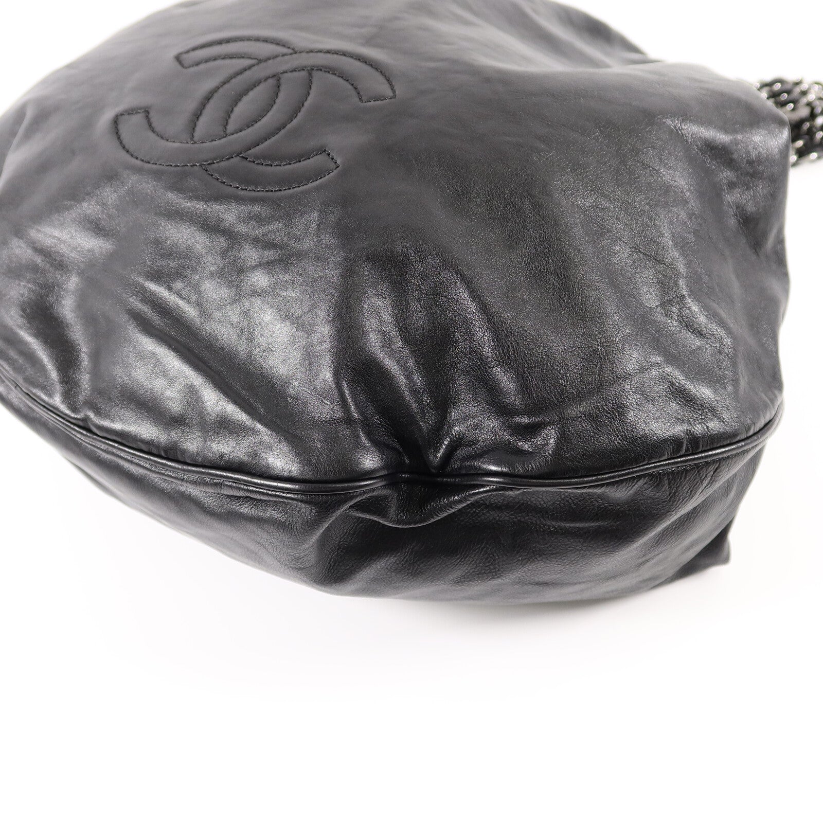 CHANEL 牛皮皮革Chain Shoulder Bag鏈帶肩背袋
