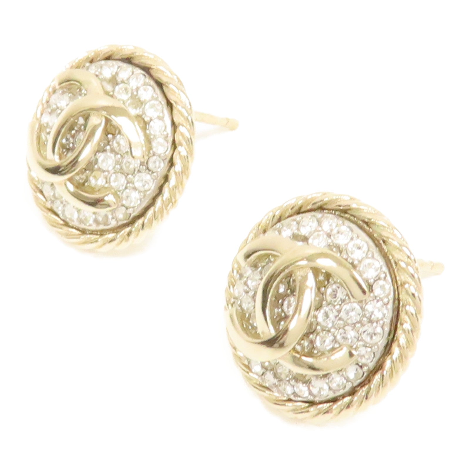 CHANEL 金屬Earrings耳環金色