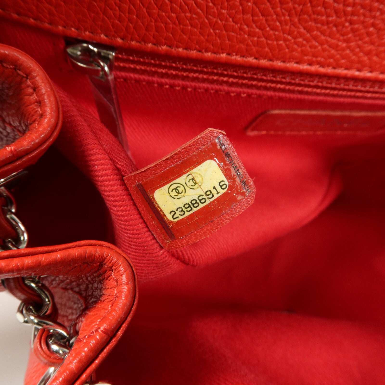 CHANEL 牛皮皮革Accordion Saddle Messenger鏈帶肩背袋