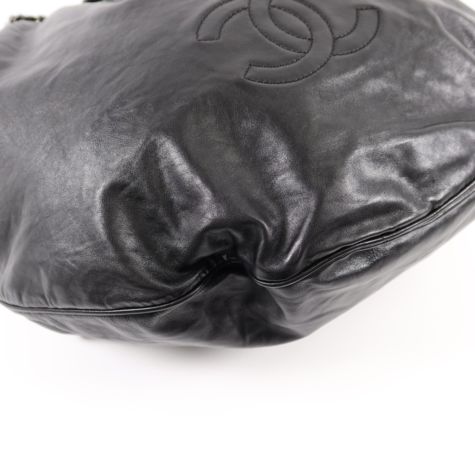 CHANEL 牛皮皮革Chain Shoulder Bag鏈帶肩背袋