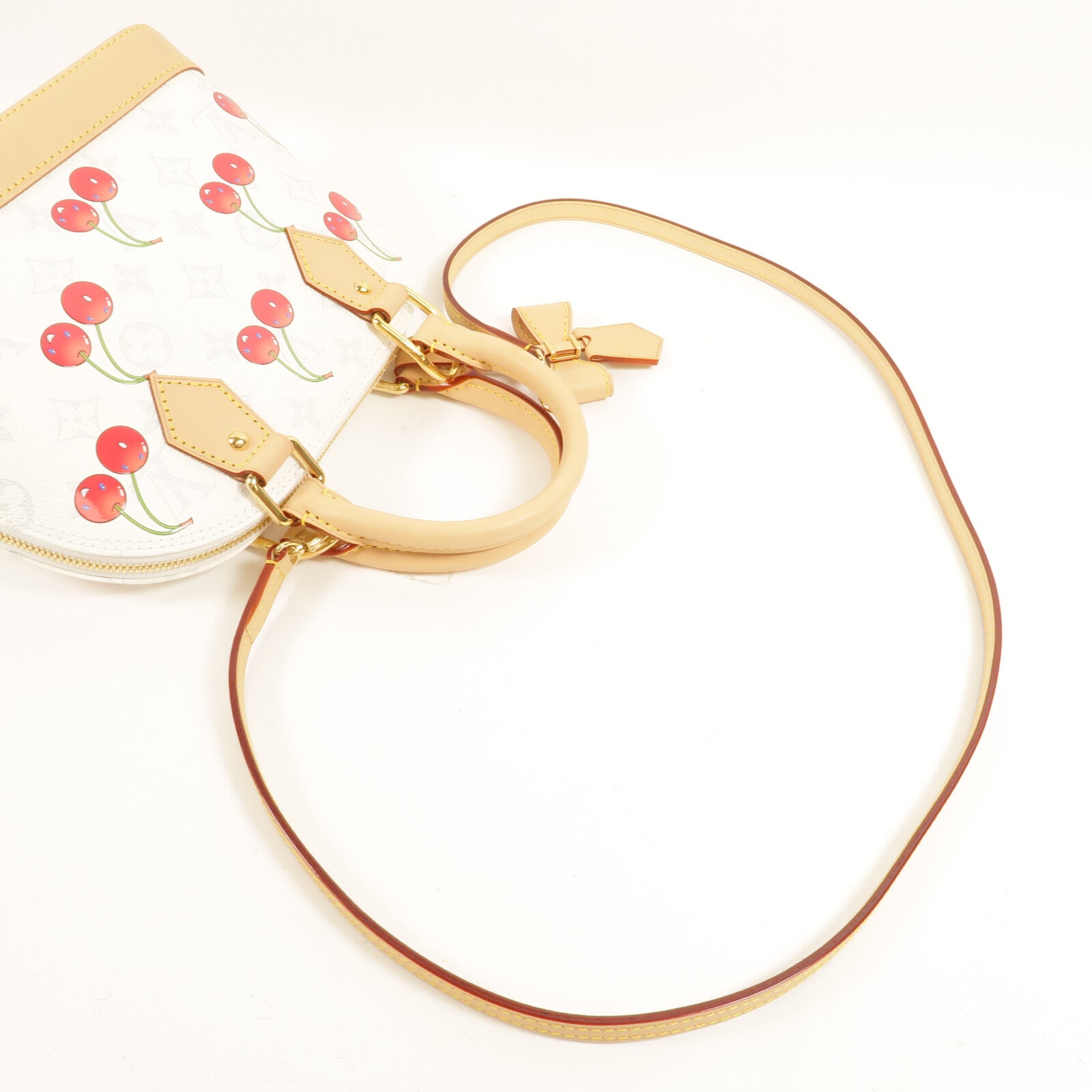 LOUIS VUITTON Monogram Cherry TM Cherry Alma BB手挽肩背兩用袋