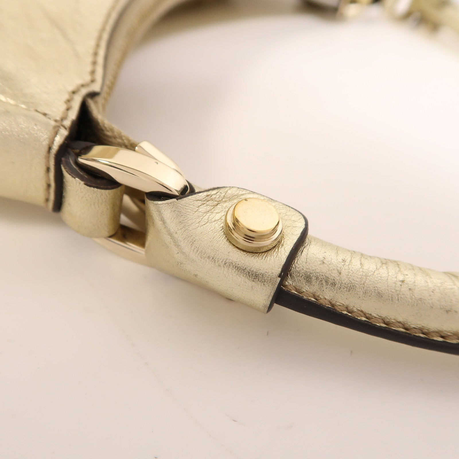 GUCCI 帆布Shoulder Bag金扣肩背袋