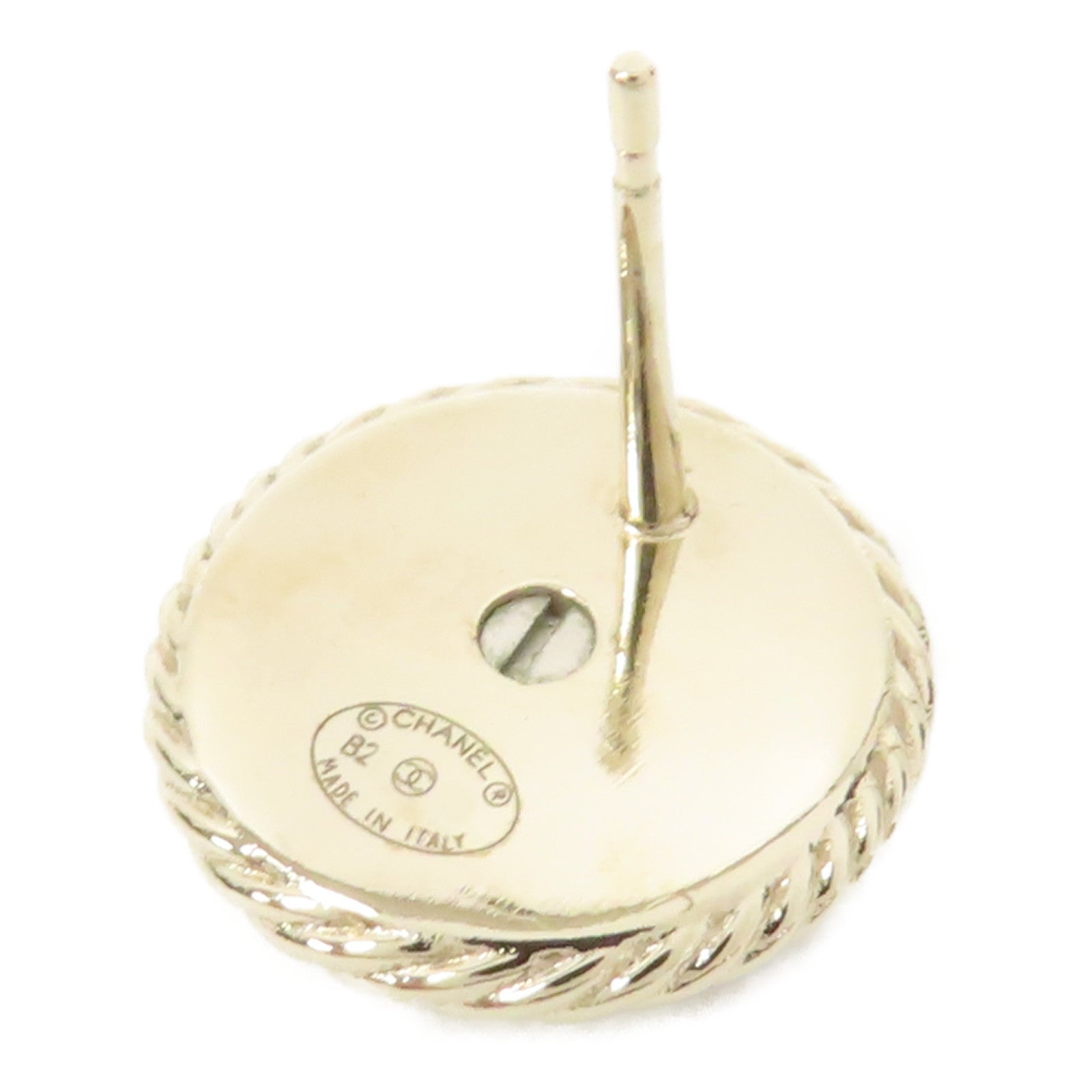 CHANEL 金屬Earrings耳環金色