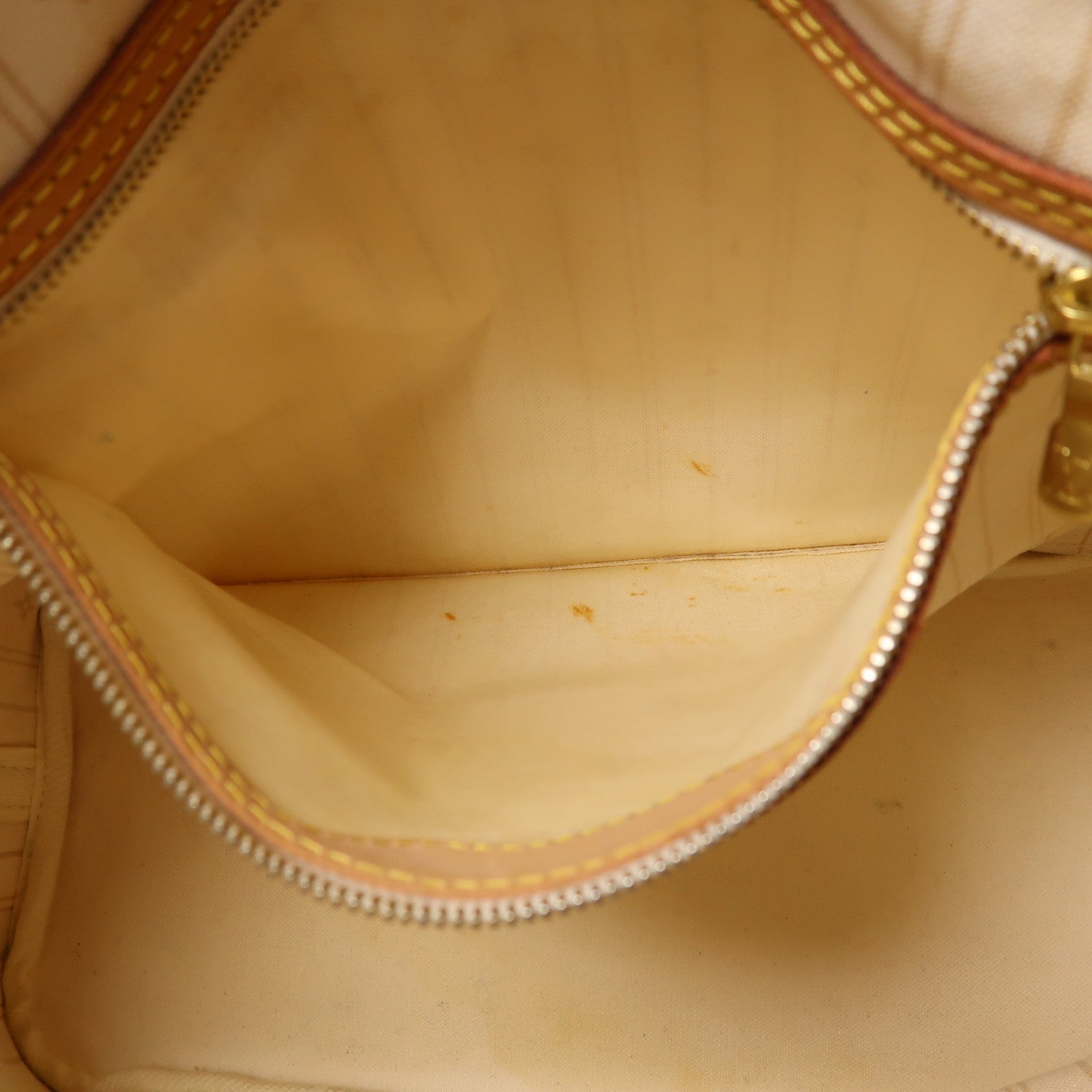 LOUIS VUITTON Damier Azur Neverfull MM金扣肩背袋