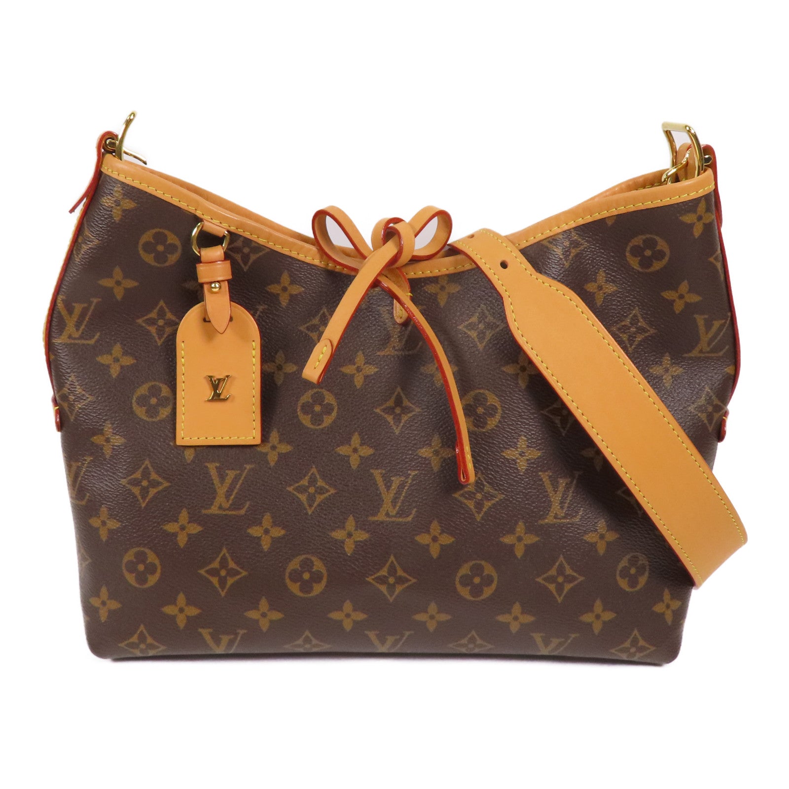 LOUIS VUITTON Monogram Carryall PM金扣肩背袋