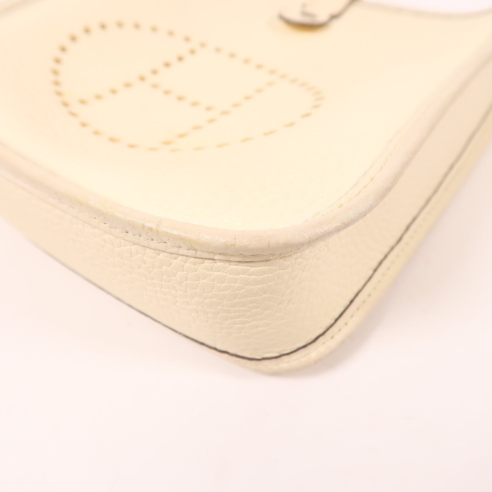 HERMES Clemence皮革Evelyne TPM銀扣肩背袋