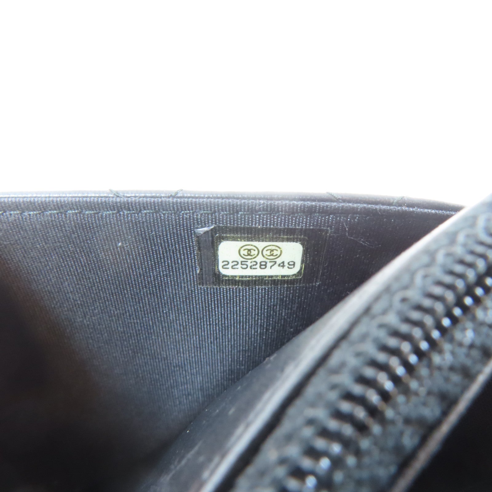 CHANEL 菱格皮革Boy Chanel Wallet On Chain金扣鏈帶肩背袋黑色