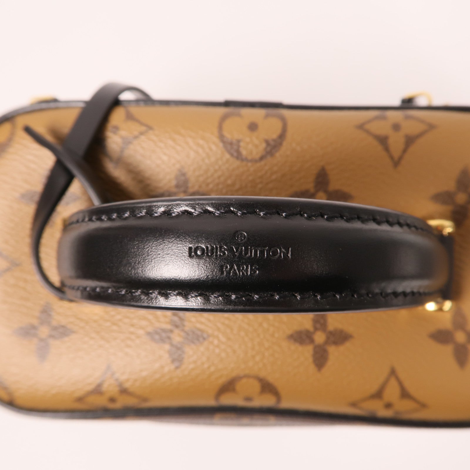 LOUIS VUITTON Monogram Reverse Vanity PM金扣手挽肩背兩用袋