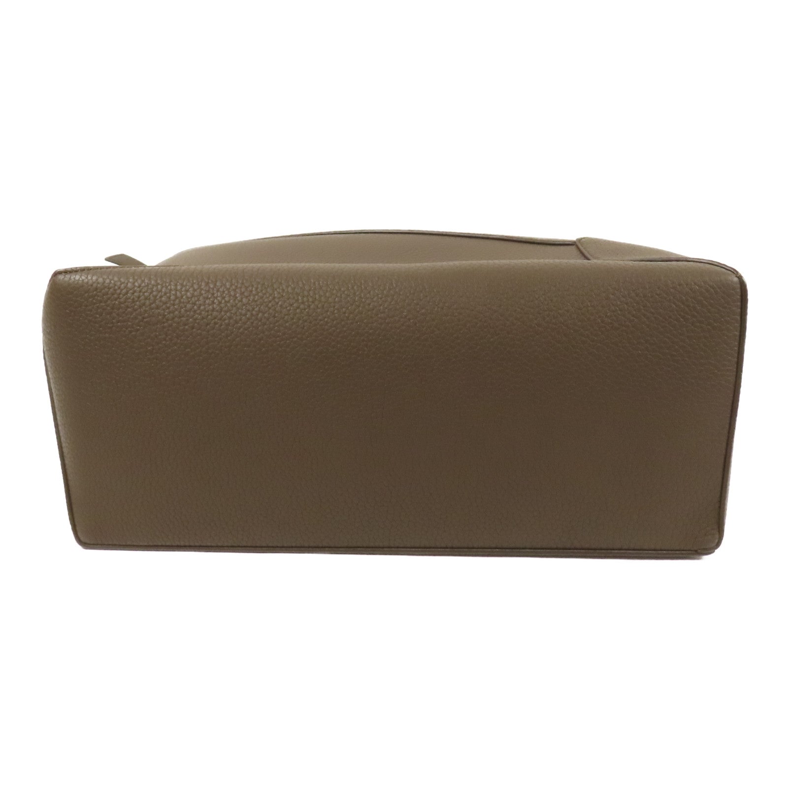 LOEWE 牛皮皮革Large Puzzle Edge銀扣手挽肩背兩用袋