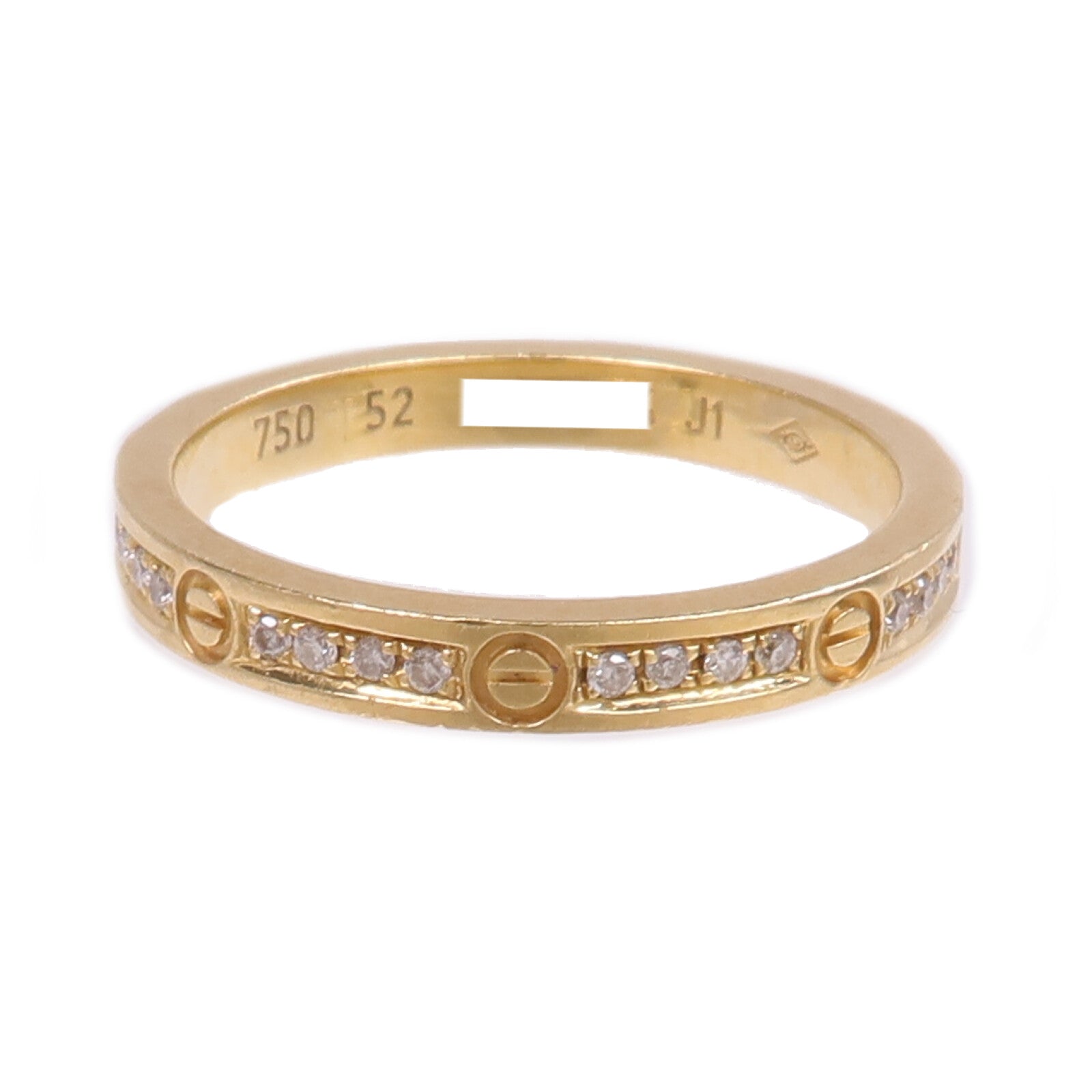JEWELRY 【激減優惠】18K黃金Diamond Ring鑽石戒指#52/US#6