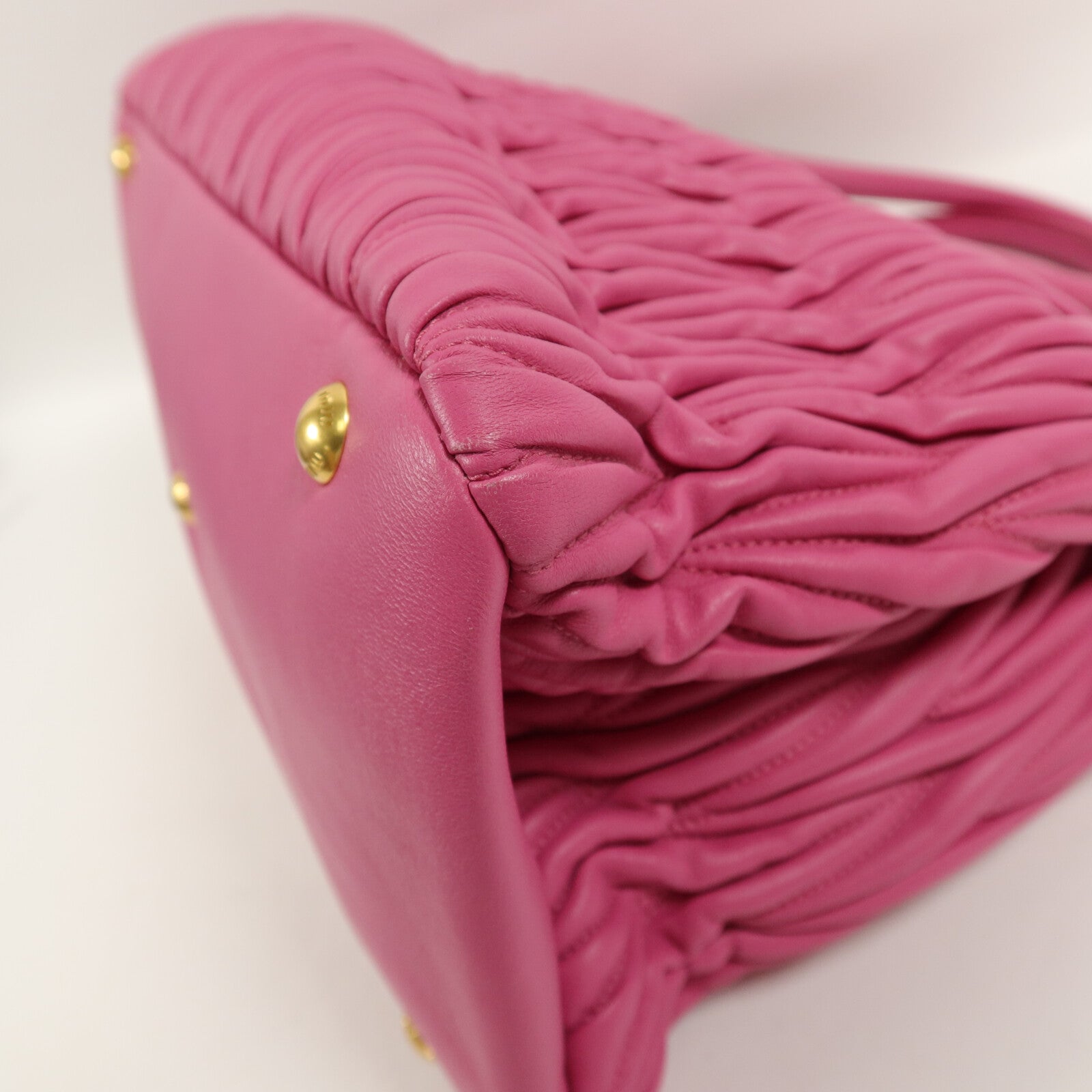 Miu Miu 羊皮皮革2 Way Shoulder手挽肩背兩用袋