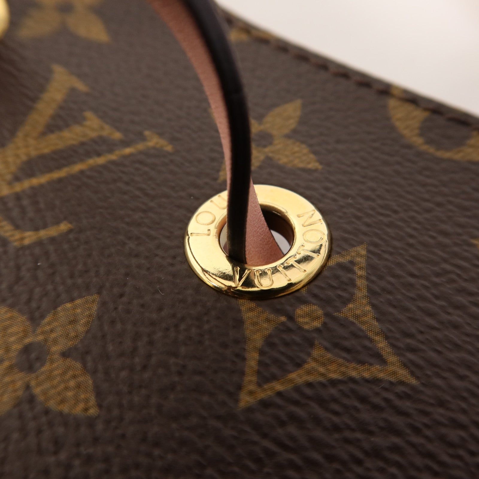 LOUIS VUITTON Monogram Neo Noe MM Bucket Bag金扣肩背袋
