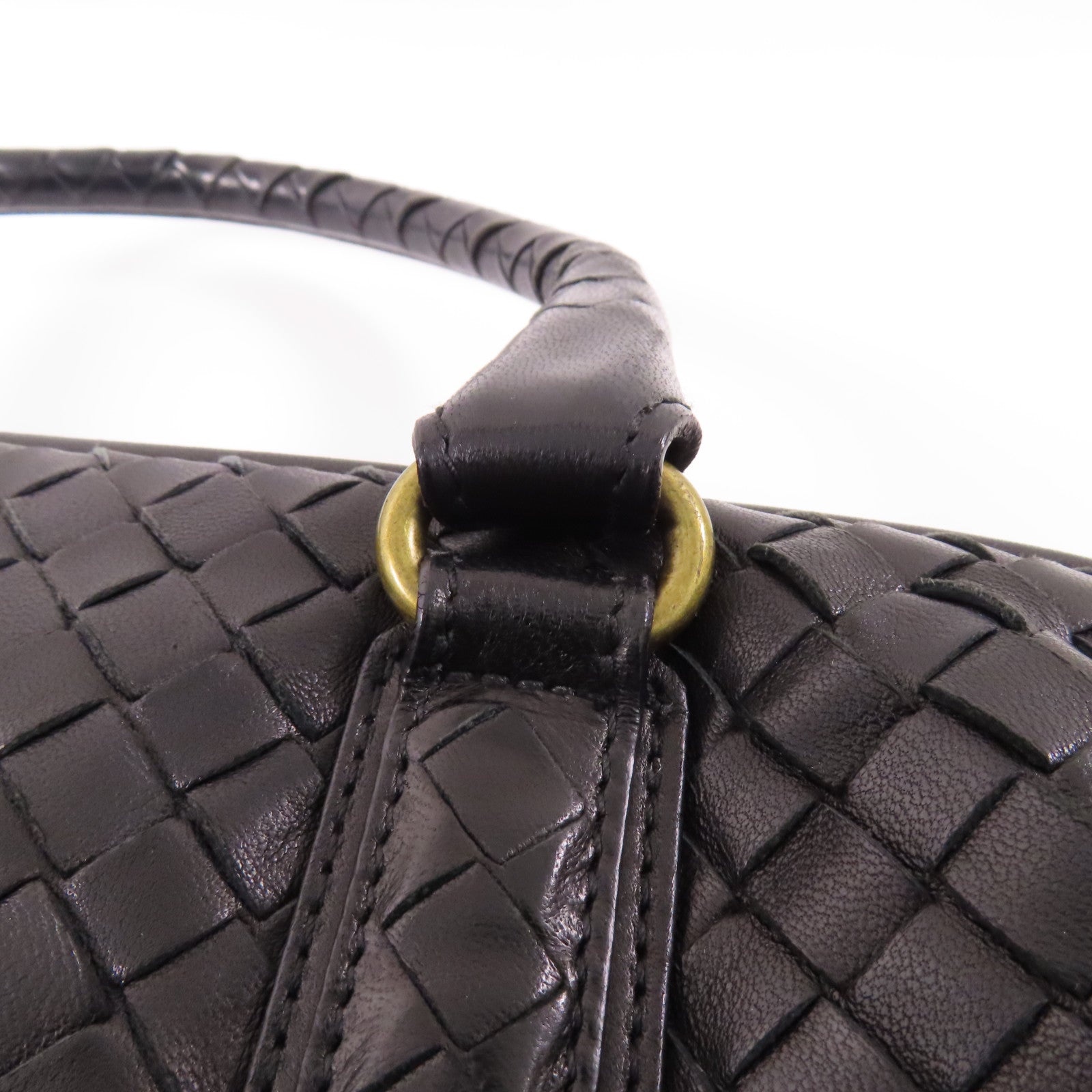 BOTTEGA VENETA 牛皮皮革Hand Bag金扣手挽袋