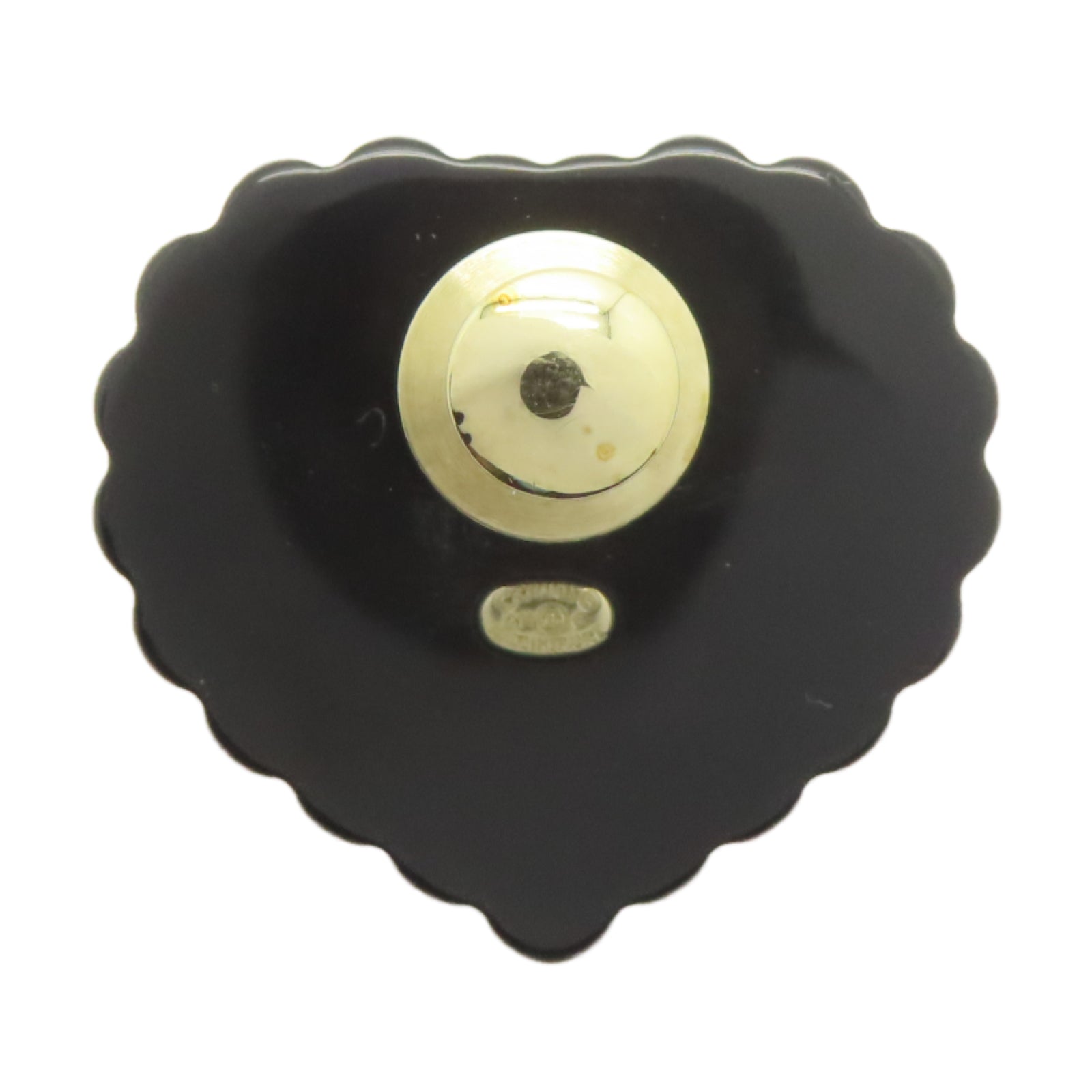 CHANEL 【激減優惠】PVC Brooch金扣胸針紅色/黑色