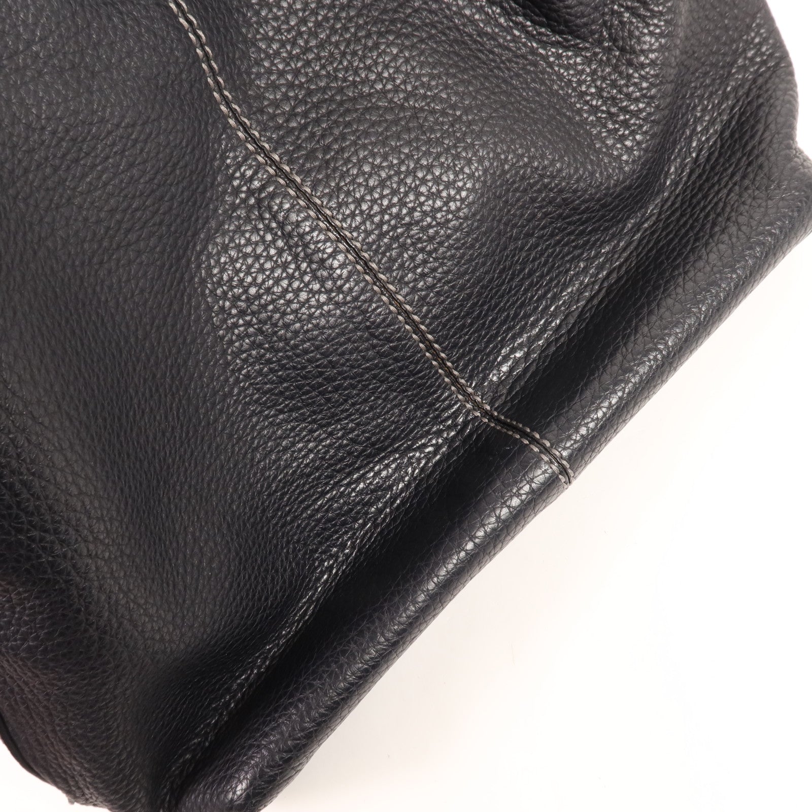 TOD'S 皮革Side Zip Shoulder Bag金扣肩背袋