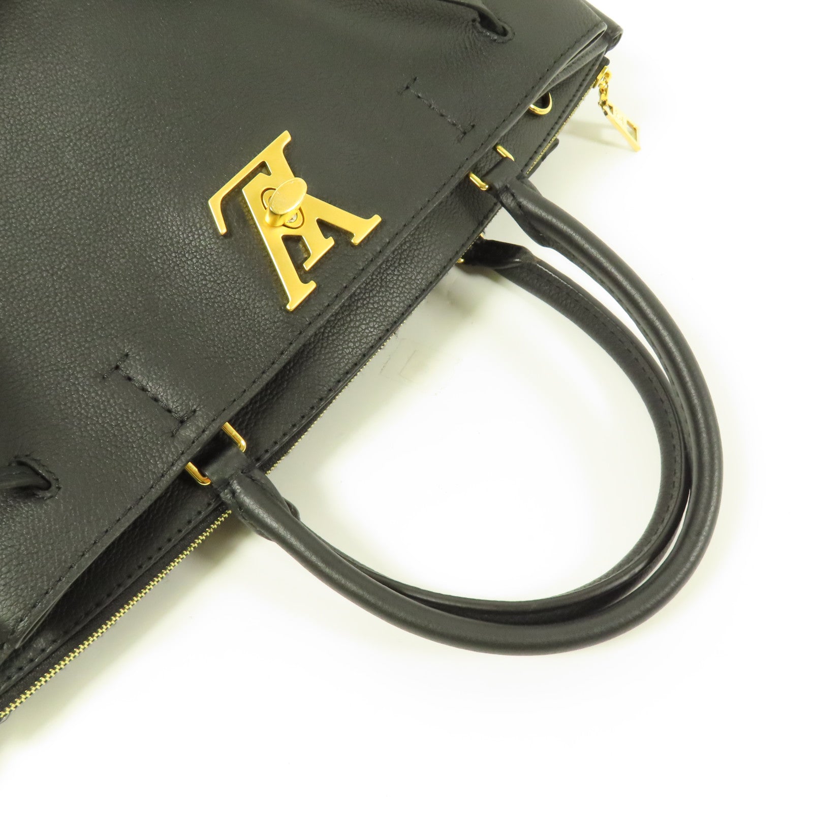 LOUIS VUITTON 牛皮皮革Lockmeto金扣手挽肩背兩用袋