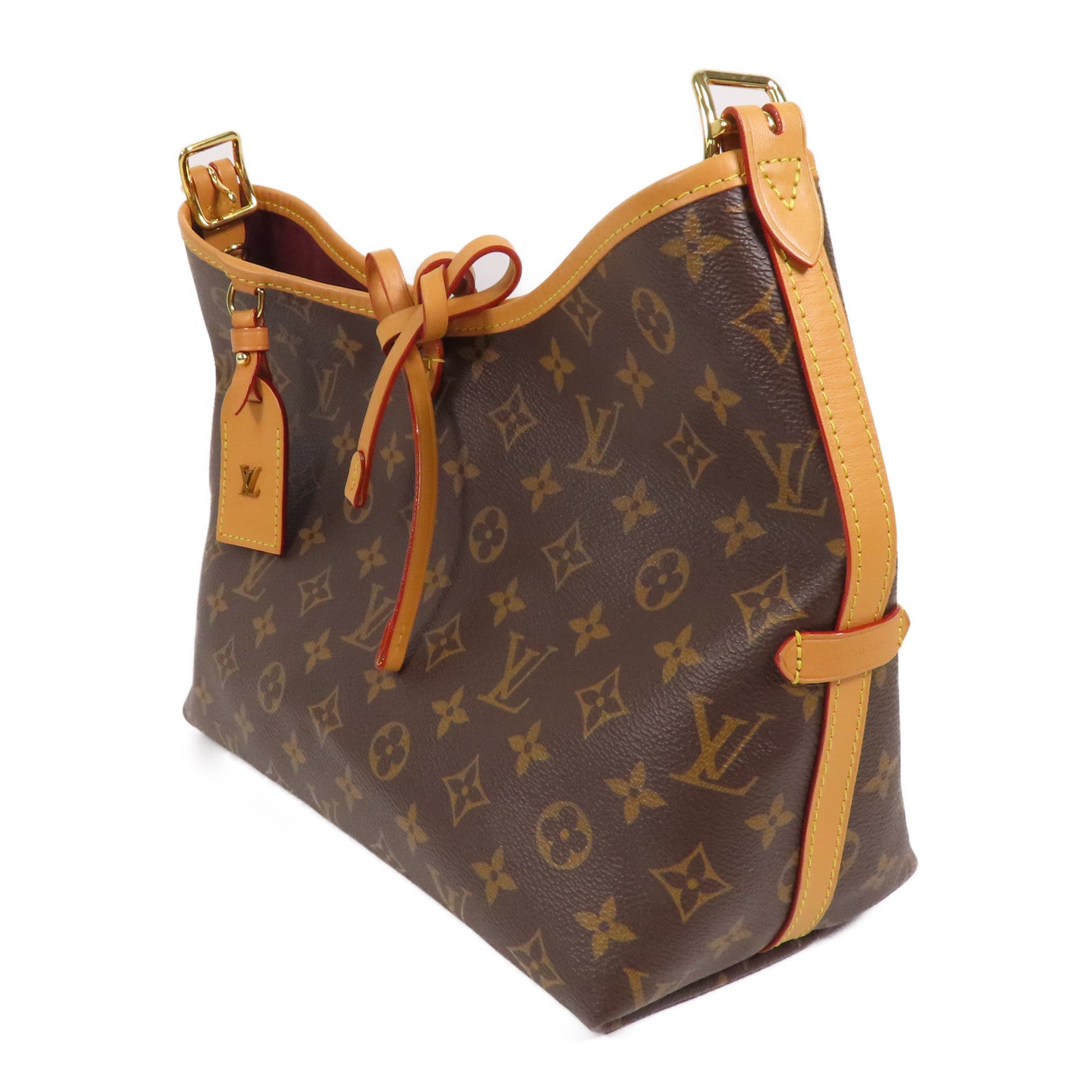 LOUIS VUITTON Monogram Carryall PM金扣肩背袋